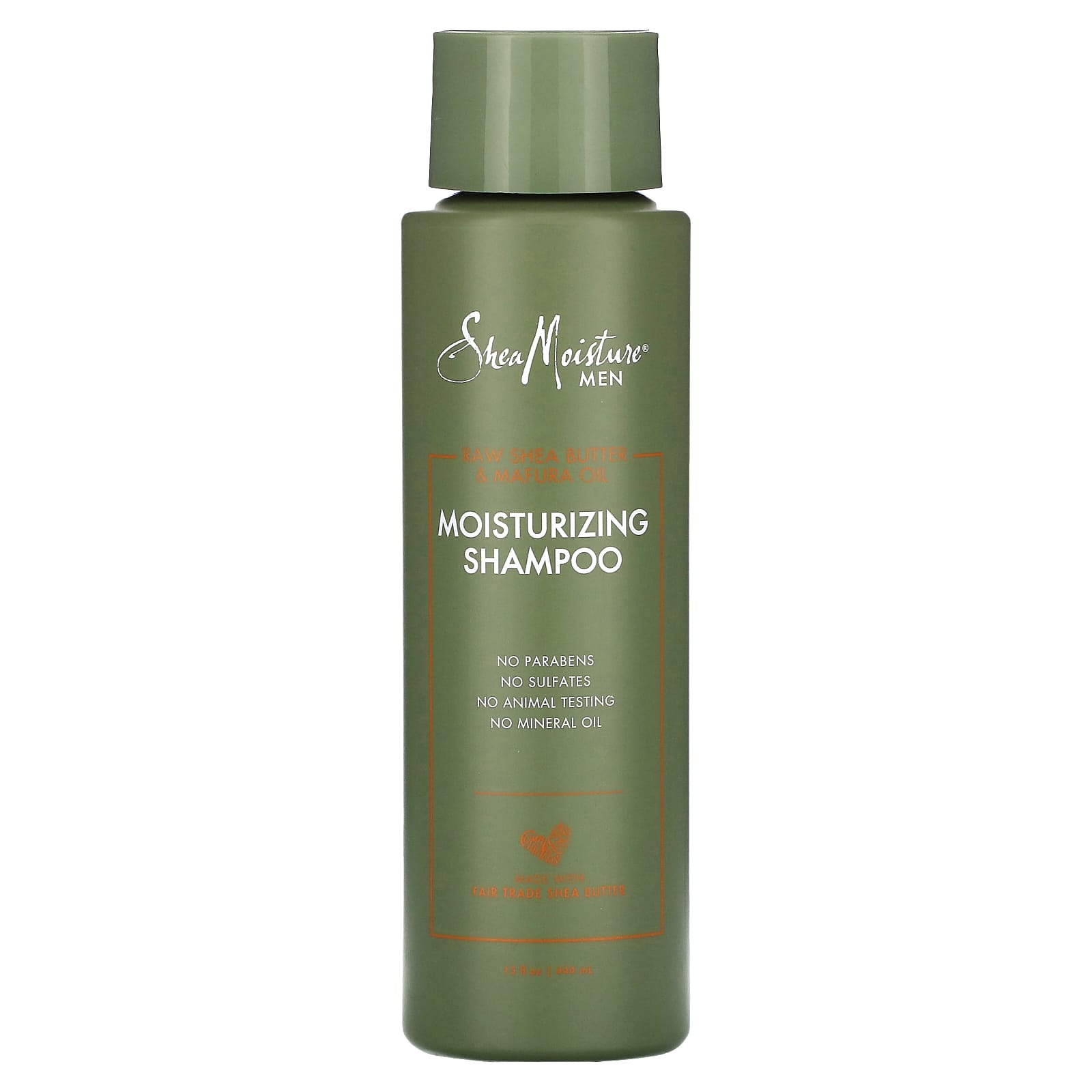 SheaMoisture Для мужчин увлажняющий шампунь необработанное масло ши и масло мафуры 444 мл 158 унции 1890₽