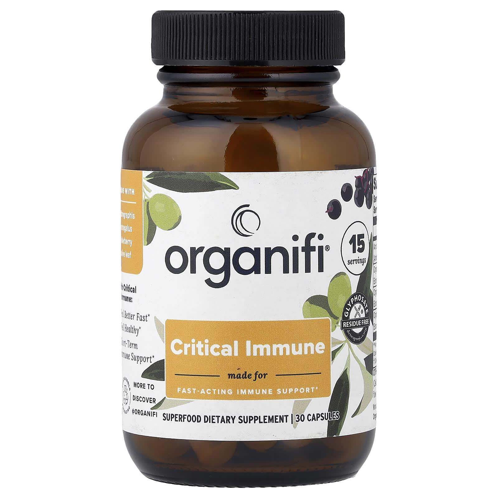 Organifi Critical Immune 30 капсул 4790₽