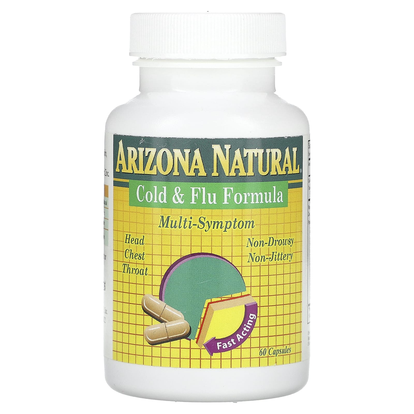 Arizona Natural Формула от простуды и гриппа 60 капсул 2190₽