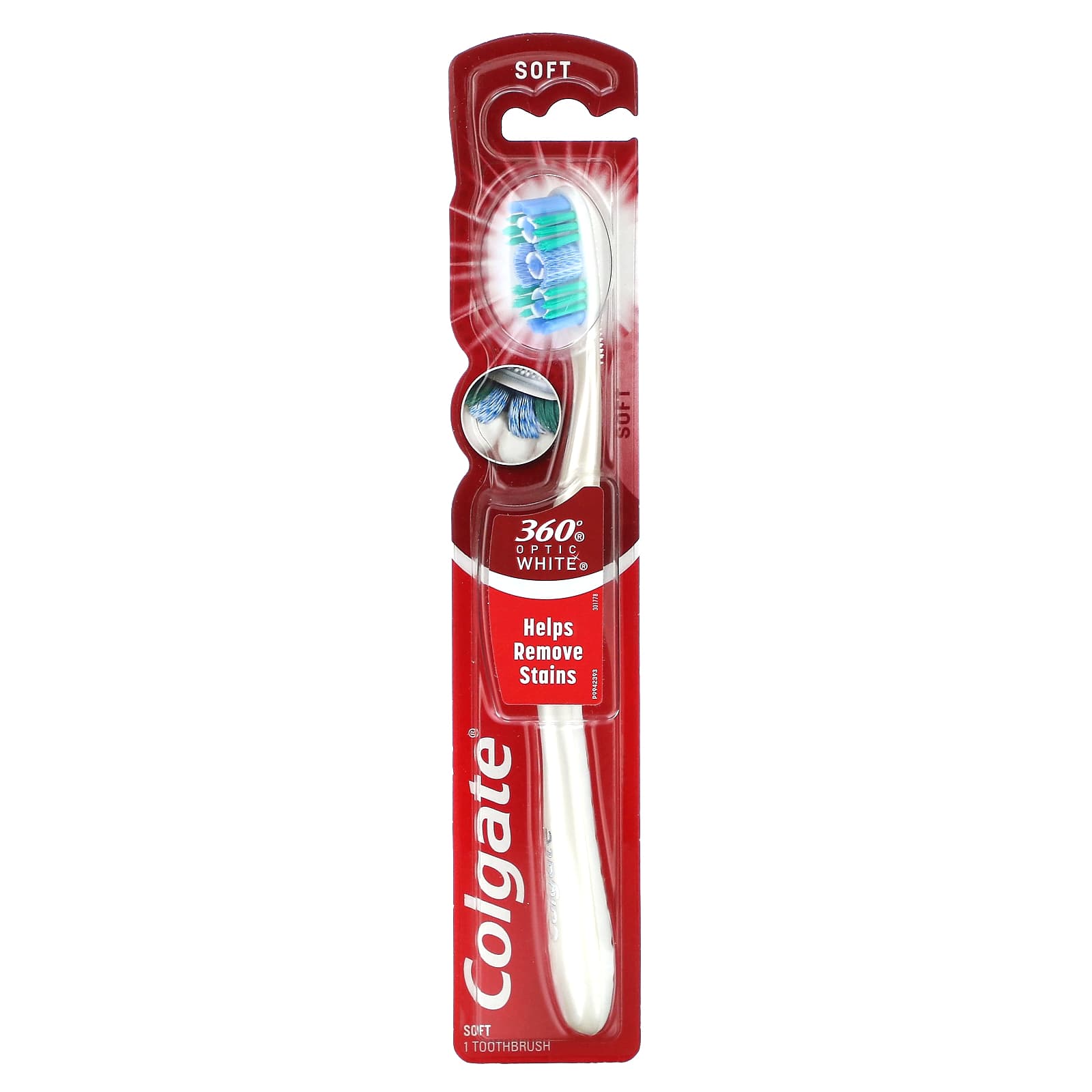 Colgate 360 Optic White мягкая 1 зубная щетка 1590₽