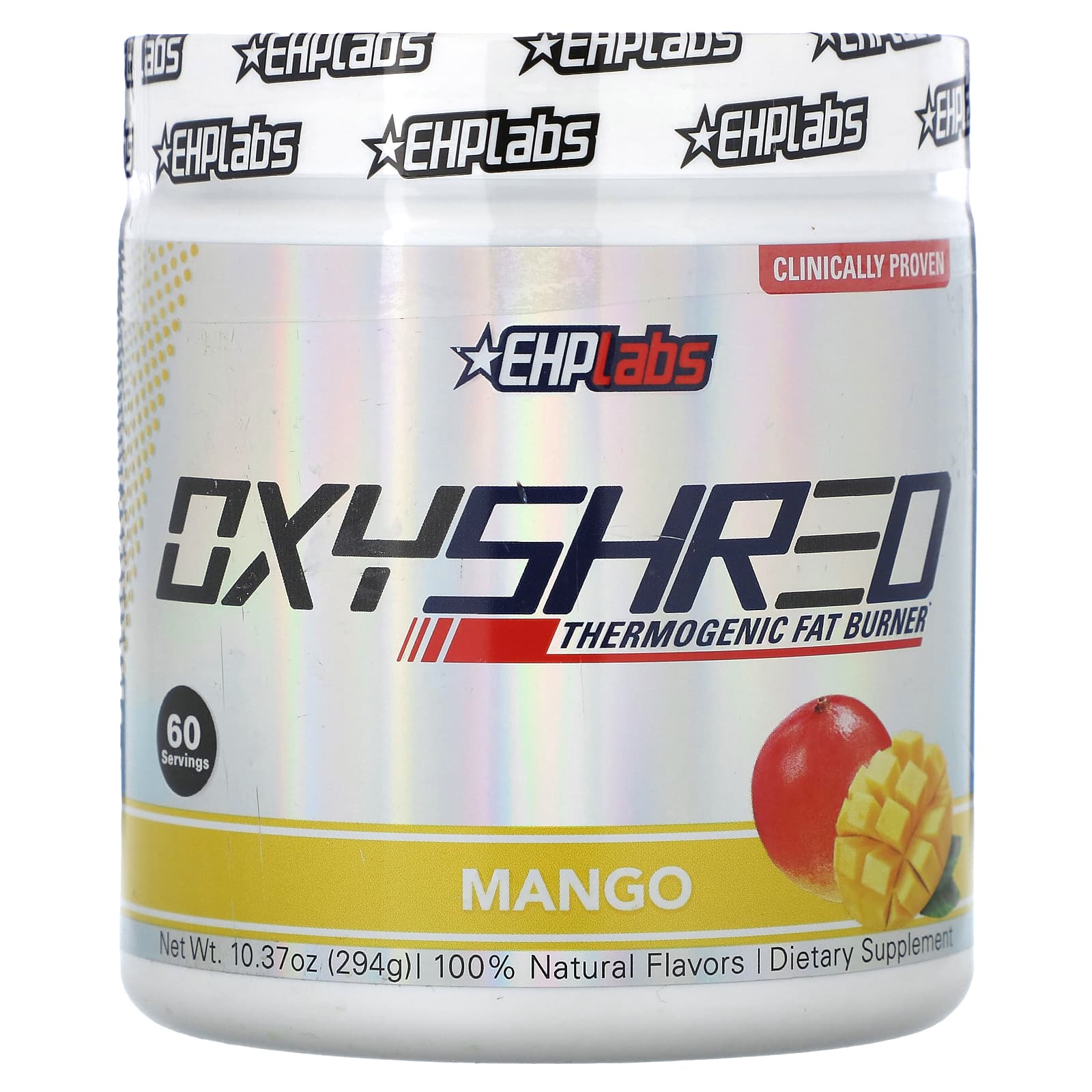 EHPlabs OxyShred термогенное средство для сжигания жира манго 294 г 1037 унции 11390₽