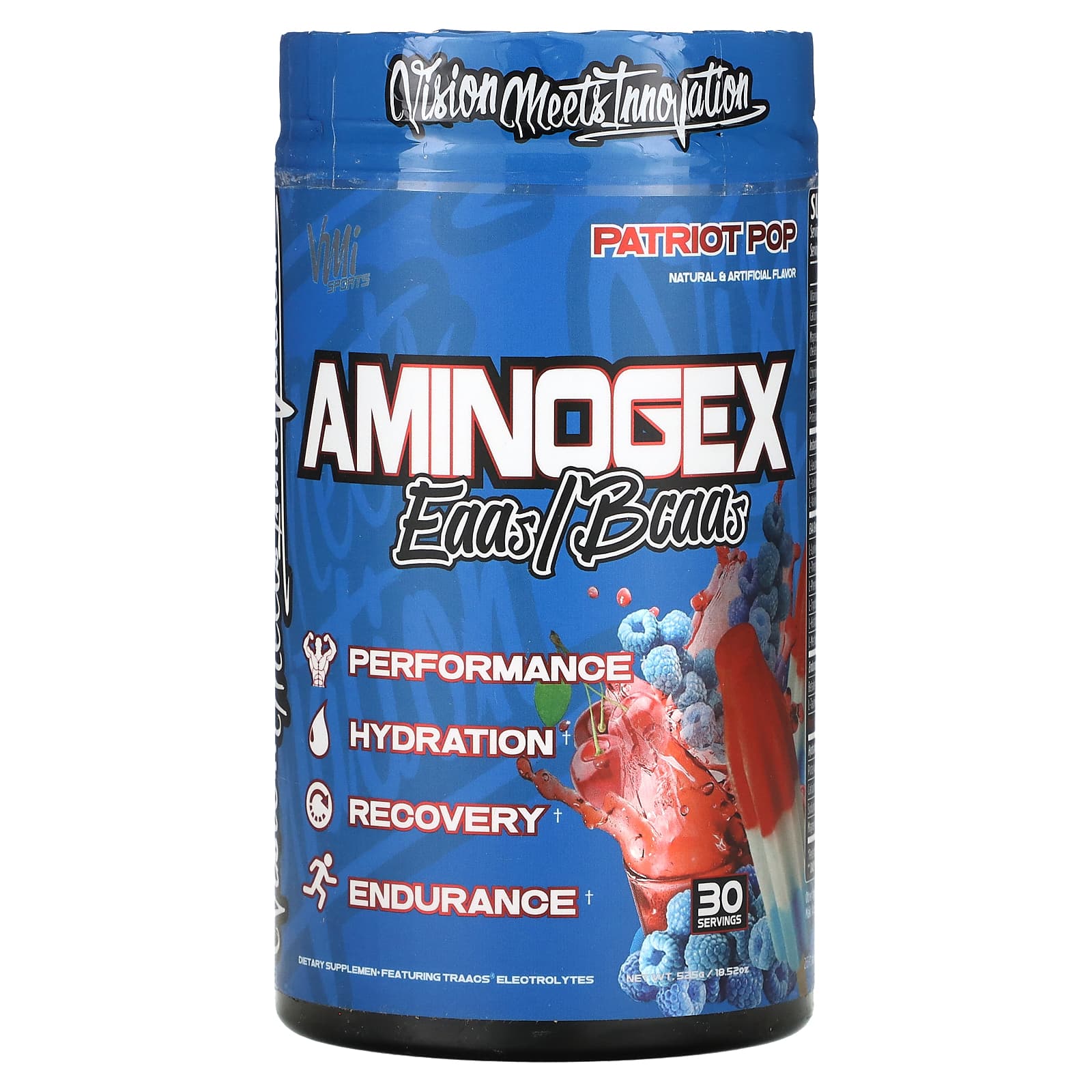 VMI Sports Aminogex EAA BCAA Patriot Pop 525 г 1852 унции 5690₽