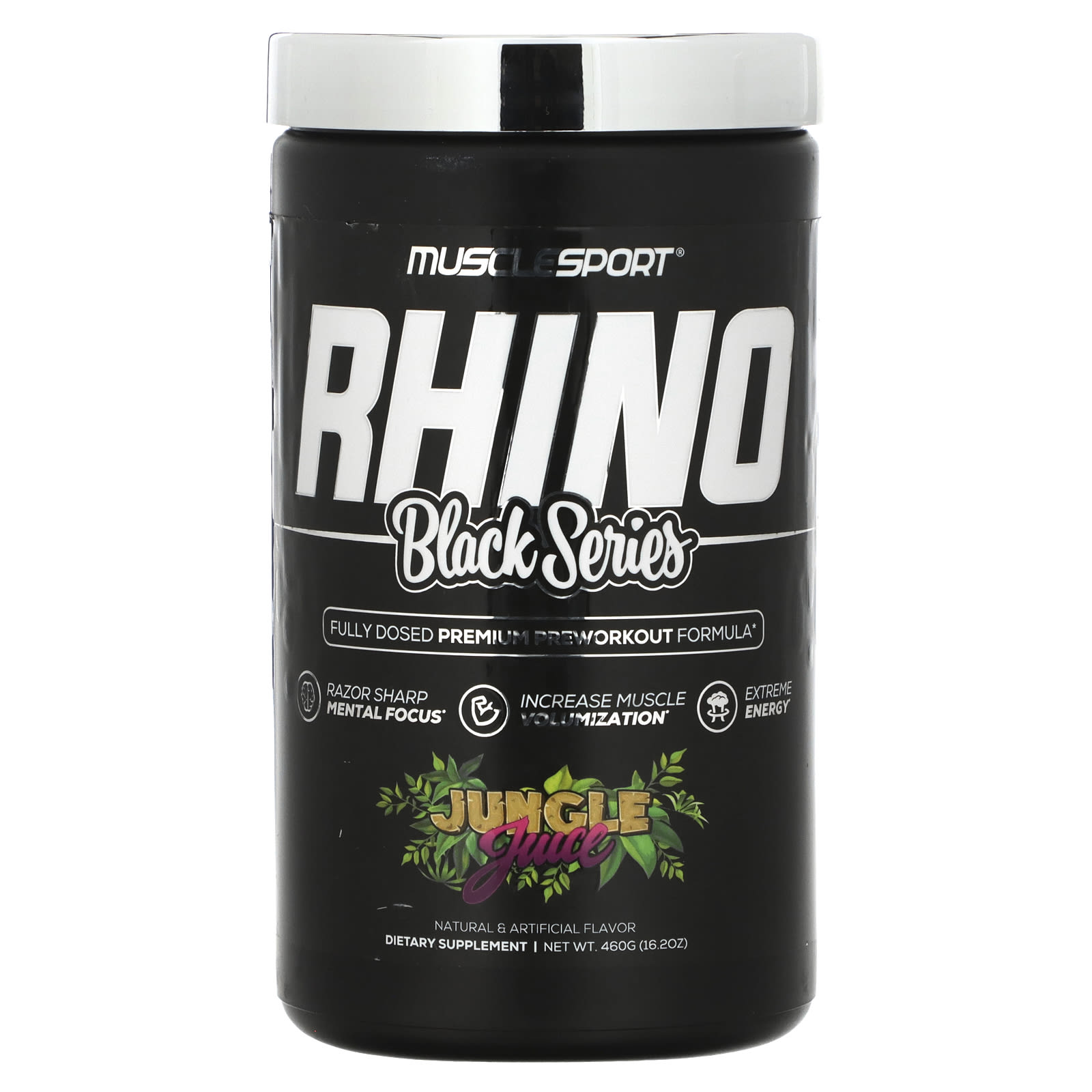 MuscleSport Black Series Rhino сок джунглей 460 г 162 унции 9090₽