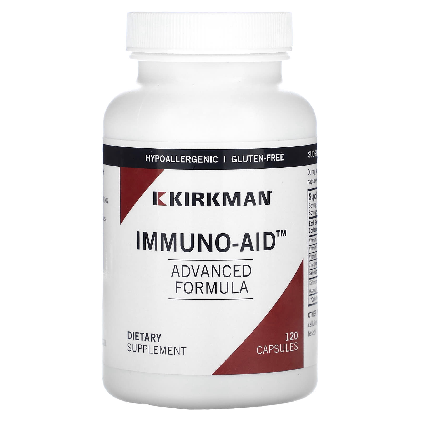 Kirkman Labs Immuno-Aid Advanced Formula 120 капсул 9690₽