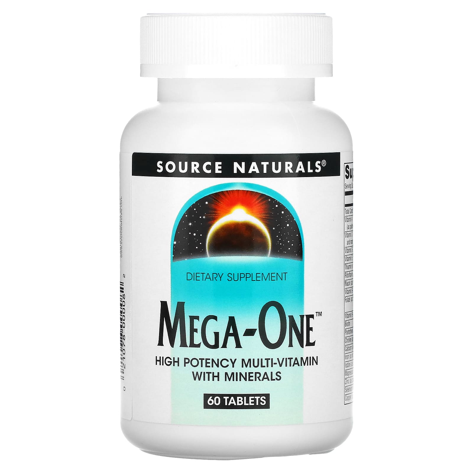 Source Naturals Mega-One высокоэффективный мультивитамин с минералами 60 таблеток 2890₽