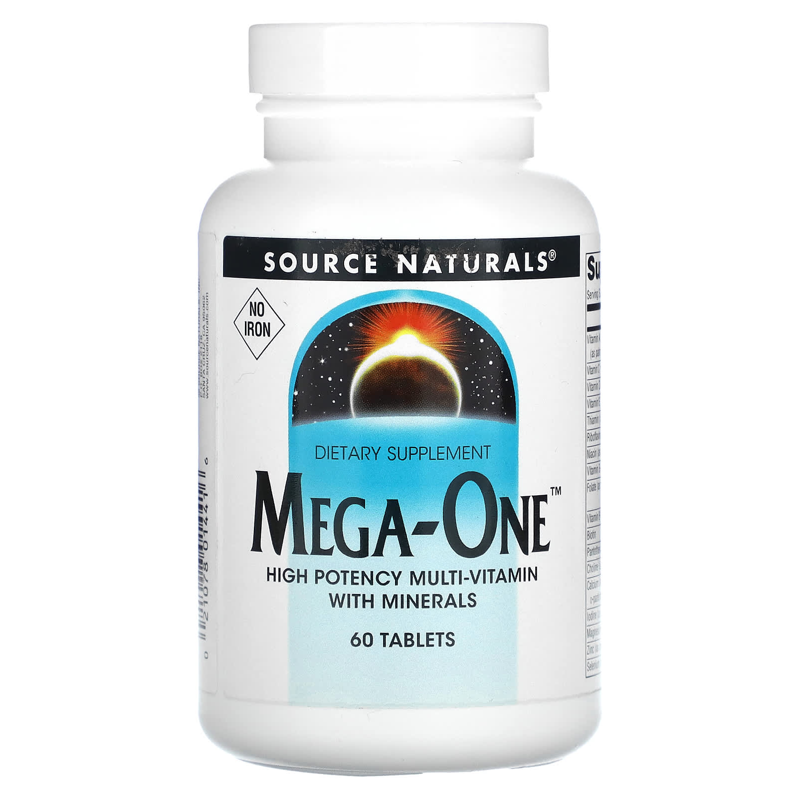 Source Naturals Мультивитамины Mega-One без железа 60 таблеток 2790₽
