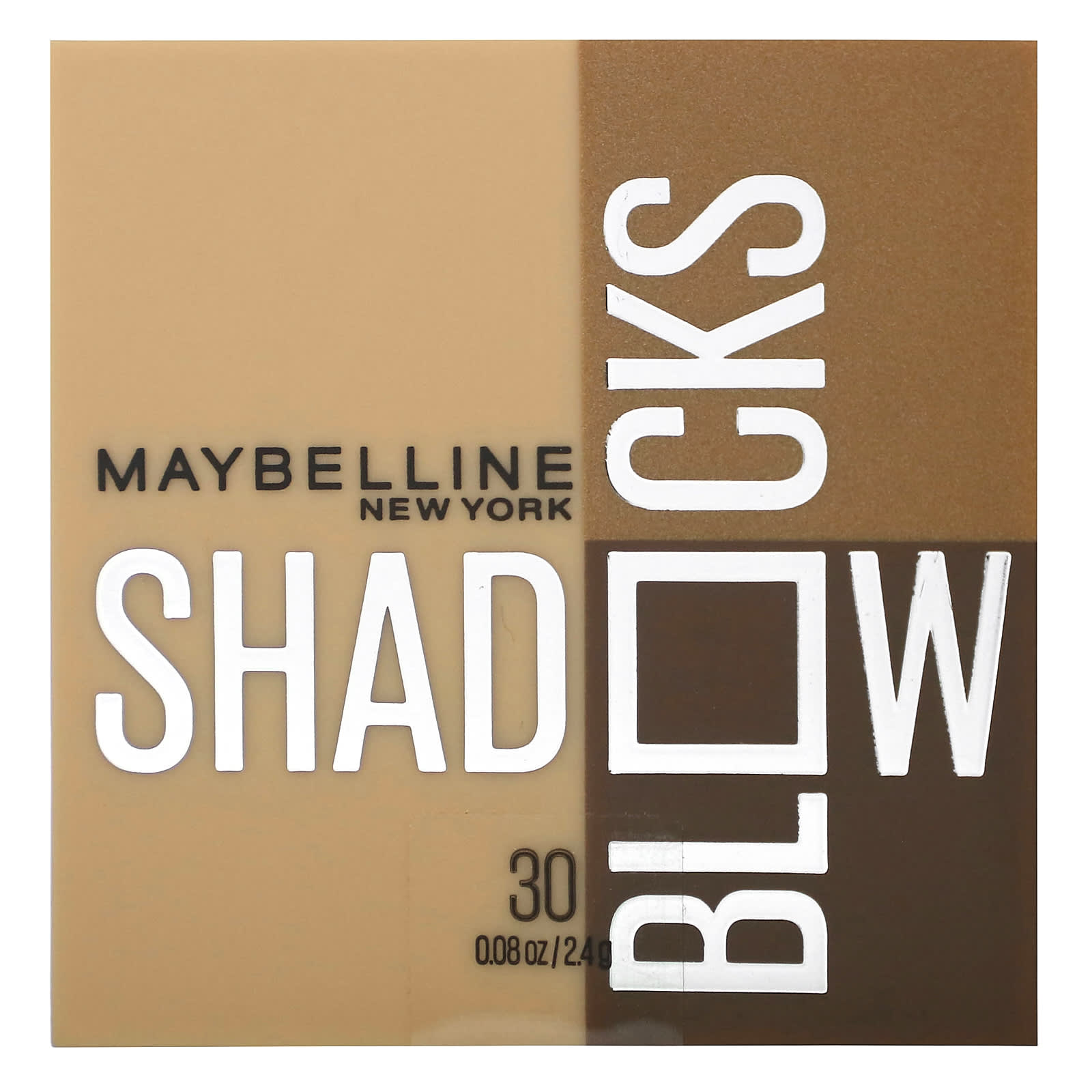 Maybelline Shadow Blocks 30 North 3rd - Bedford Ave 24 г 008 унции 2890₽