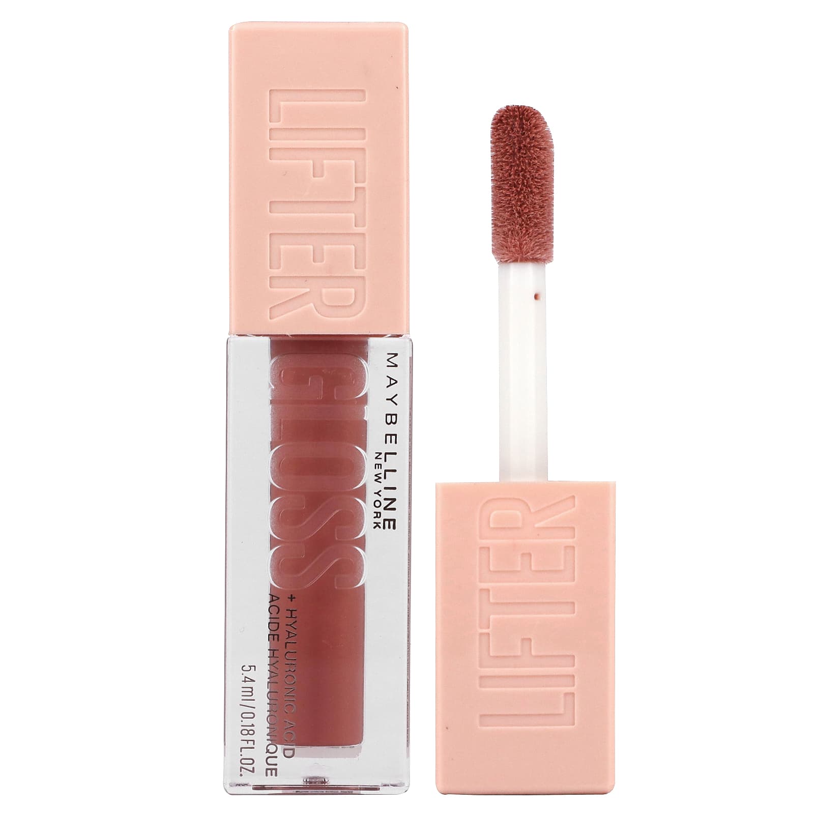Maybelline Lifter Gloss гиалуроновая кислота шелк 004 54 мл 018 жидк Унции 2090₽