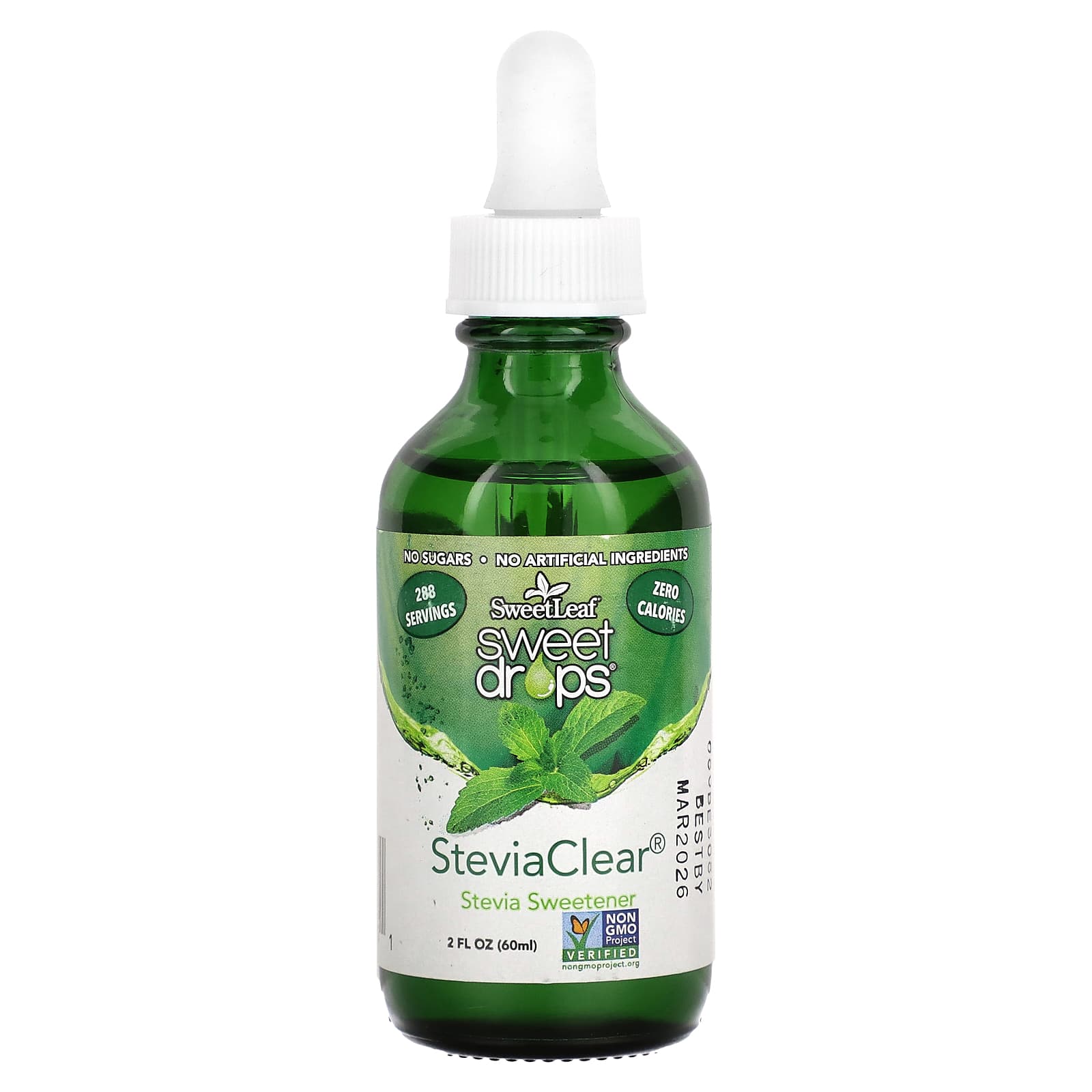 Wisdom Natural SweetLeaf Sweet Drops SteviaClear 60 мл 2 жидк Унции 2090₽