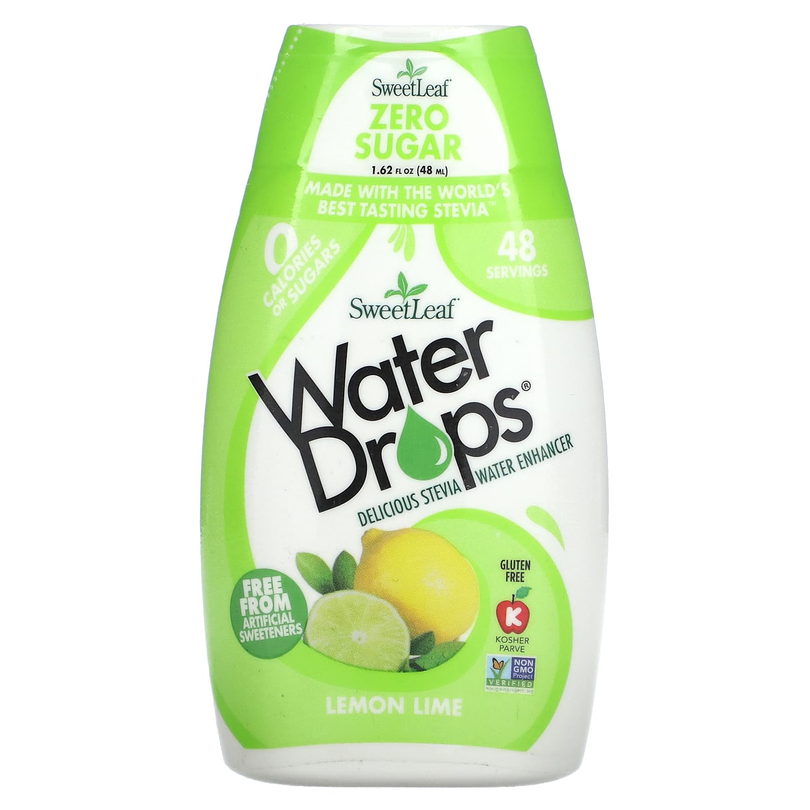 Wisdom Natural SweetLeaf Water Drops вкусный усилитель воды со стевией лимон и лайм 48 мл 162 жидк Унции 1590₽