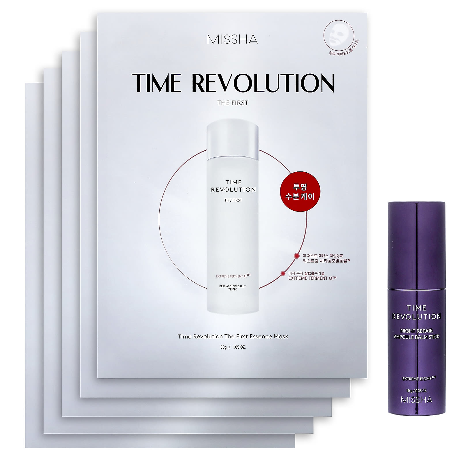 Missha Time Revolution Night Repair Firming Care Set Holiday Edition набор из 6 предметов 5290₽