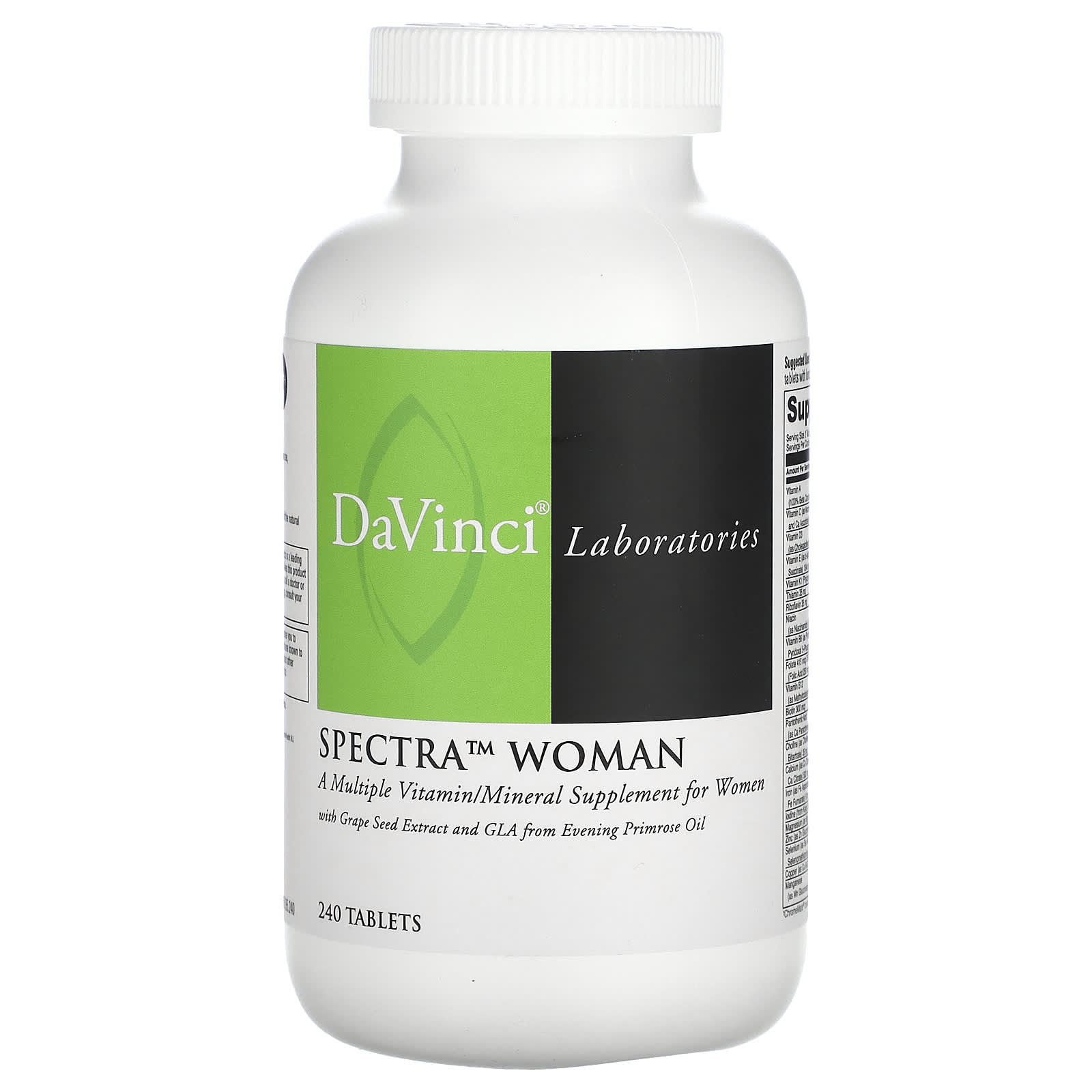 DaVinci Laboratories of Vermont Spectra Woman комплекс витаминов и минералов 240 таблеток 15790₽
