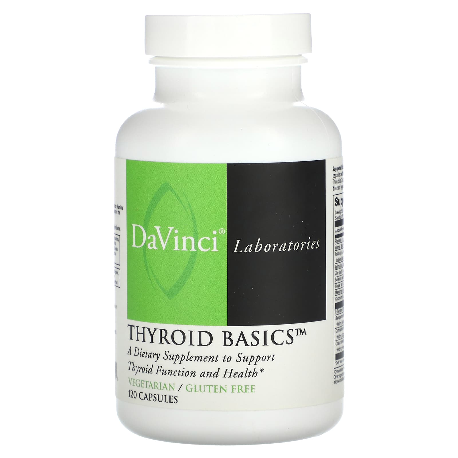 DaVinci Laboratories of Vermont Thyroid Basics 120 капсул 9990₽