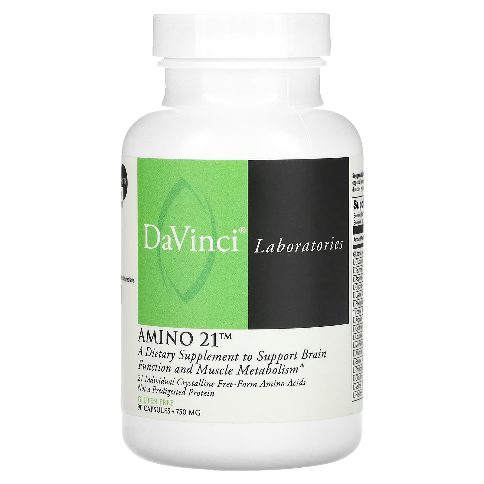 DaVinci Laboratories of Vermont Amino 21 750 мг 90 капсул 6590₽