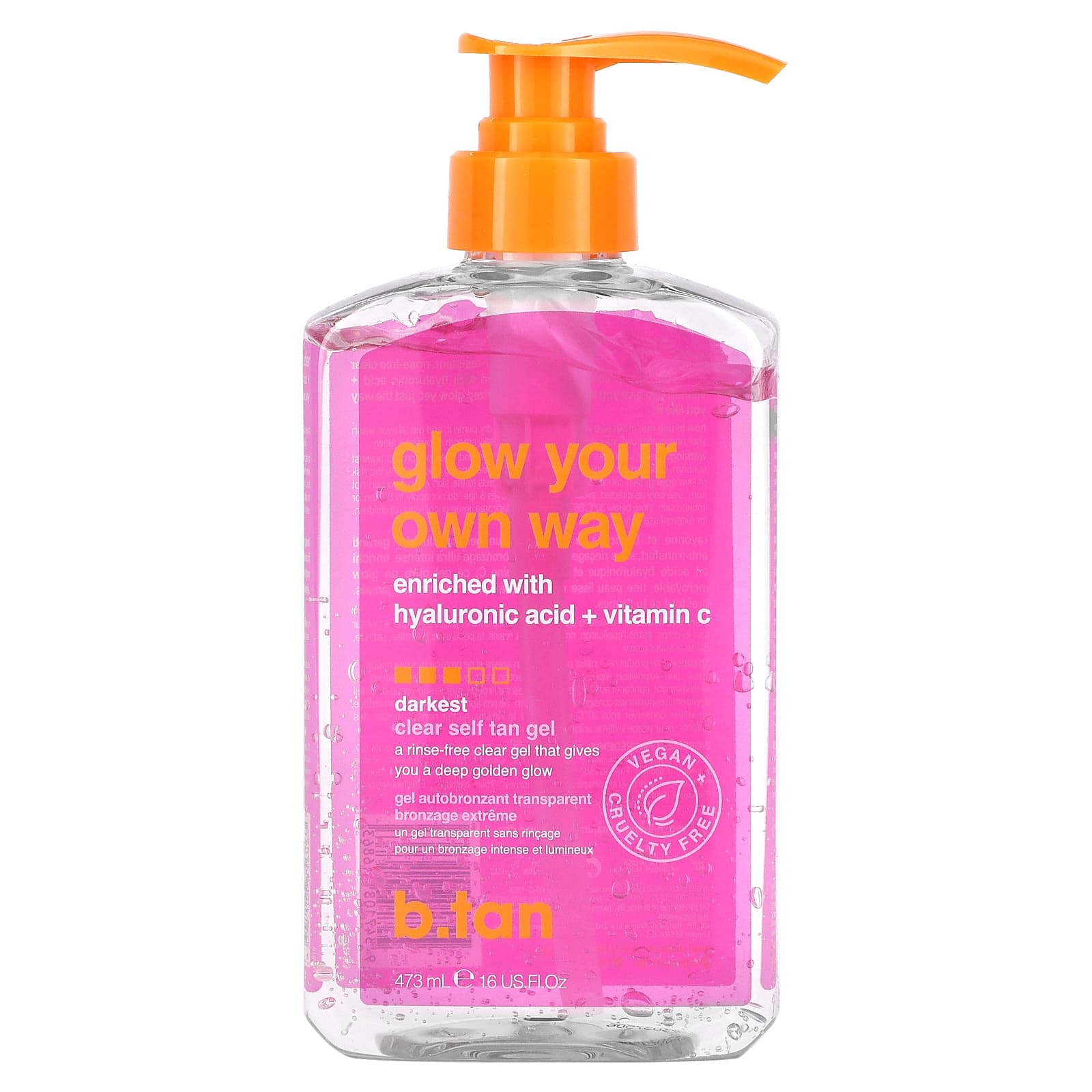 btan Glow Your Own Way очищающий гель для автозагара самый темный 473 мл 16 жидк Унций 2590₽