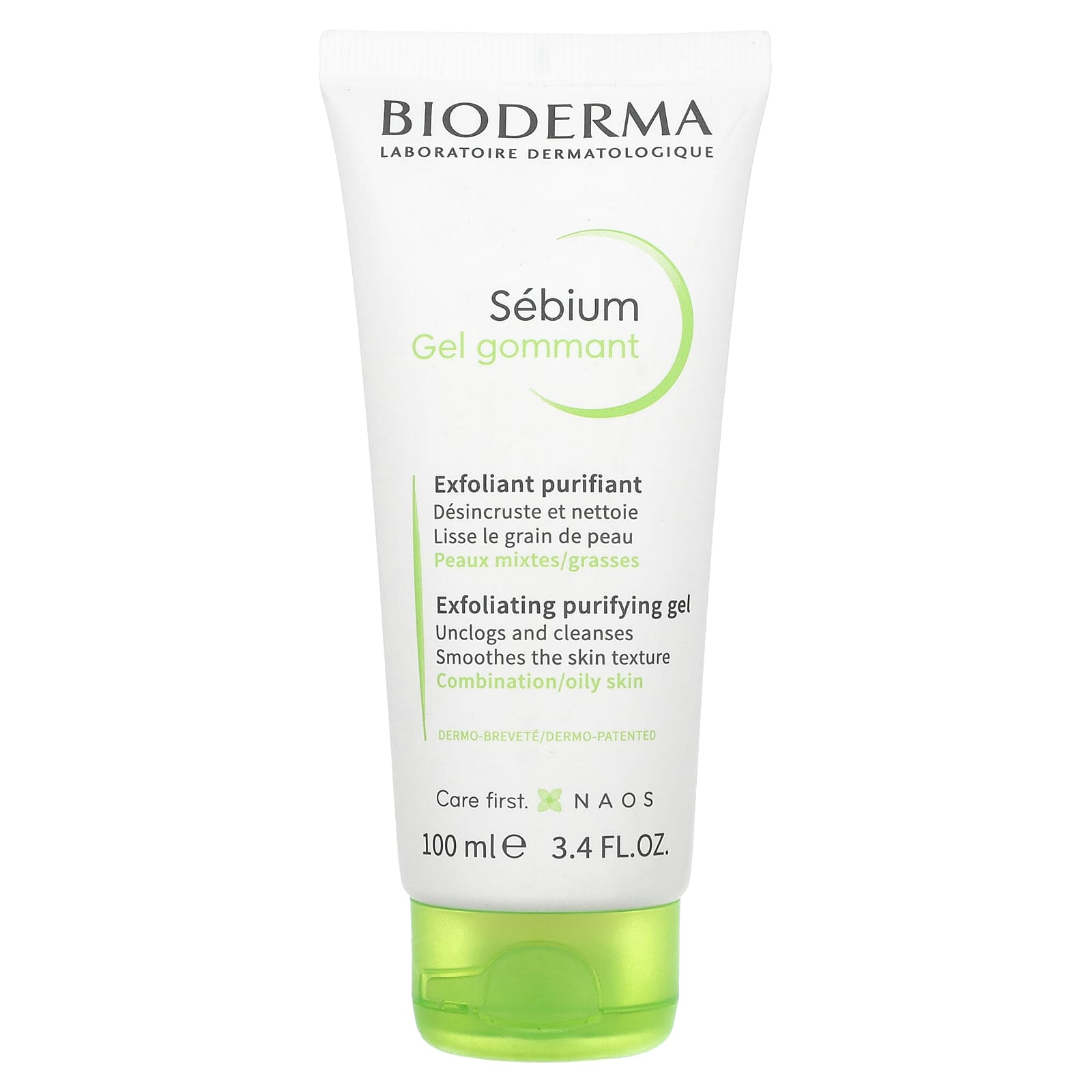 Bioderma Sebium отшелушивающий очищающий гель для комбинированной жирной кожи 100 мл 34 жидк Унции 3390₽