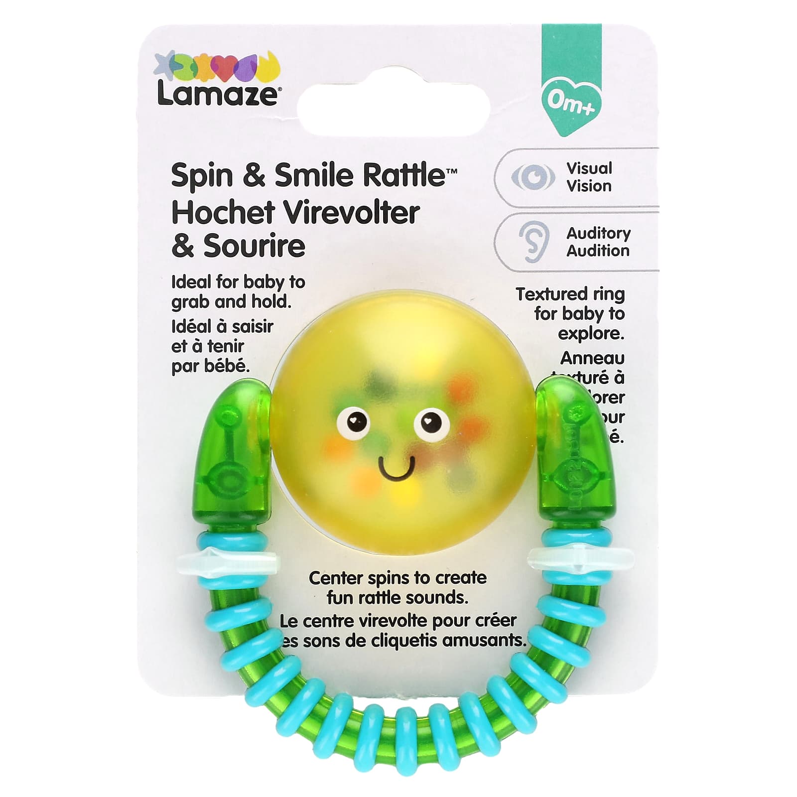 Lamaze Погремушка Spin - Smile от 0 месяцев 1 штука 1690₽