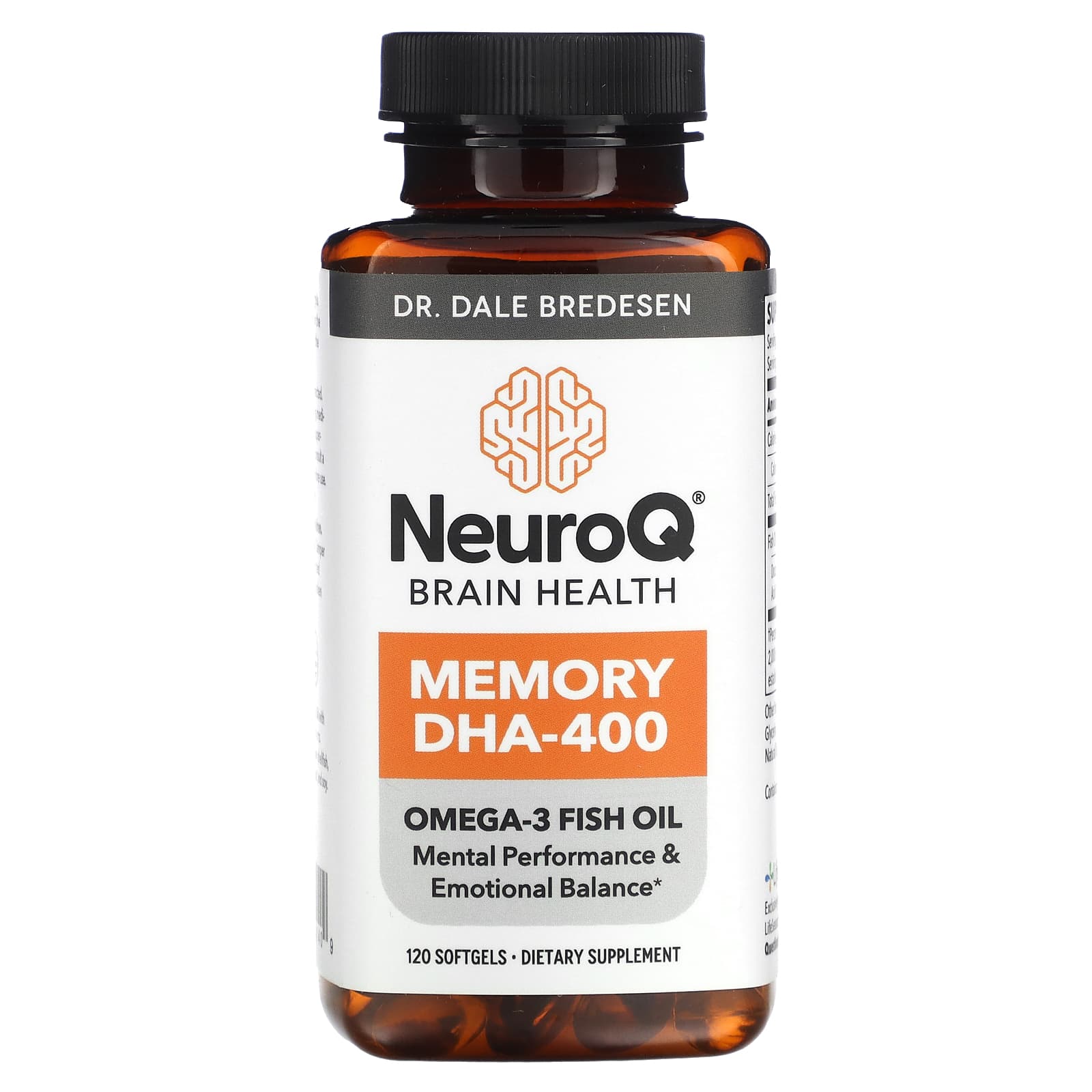 LifeSeasons NeuroQ Brain Health ДГК-400 для памяти 120 мягких таблеток 3990₽