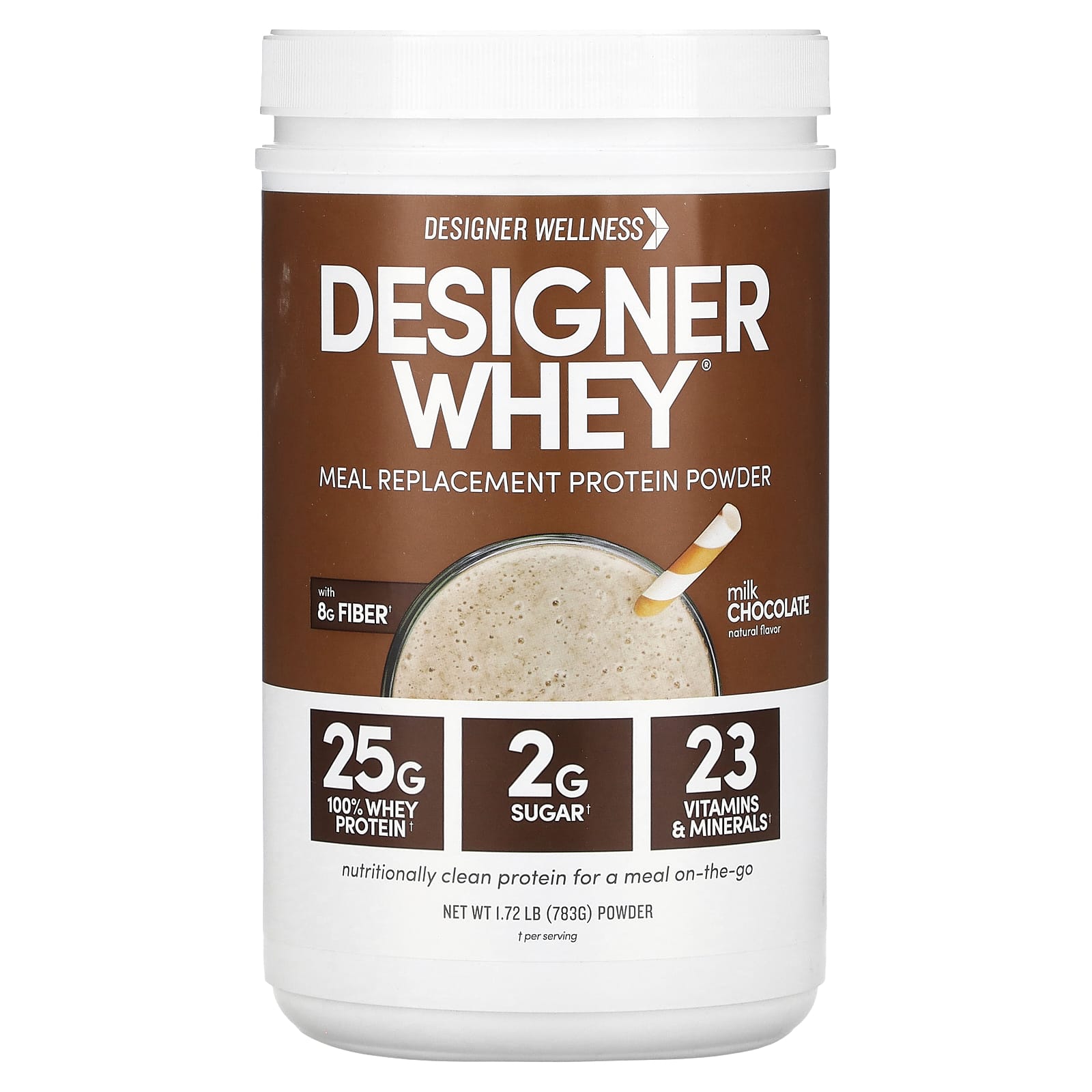 Designer Wellness Designer Whey протеиновый порошок для замены приемов пищи молочный шоколад 783 г 172 фунта 6690₽