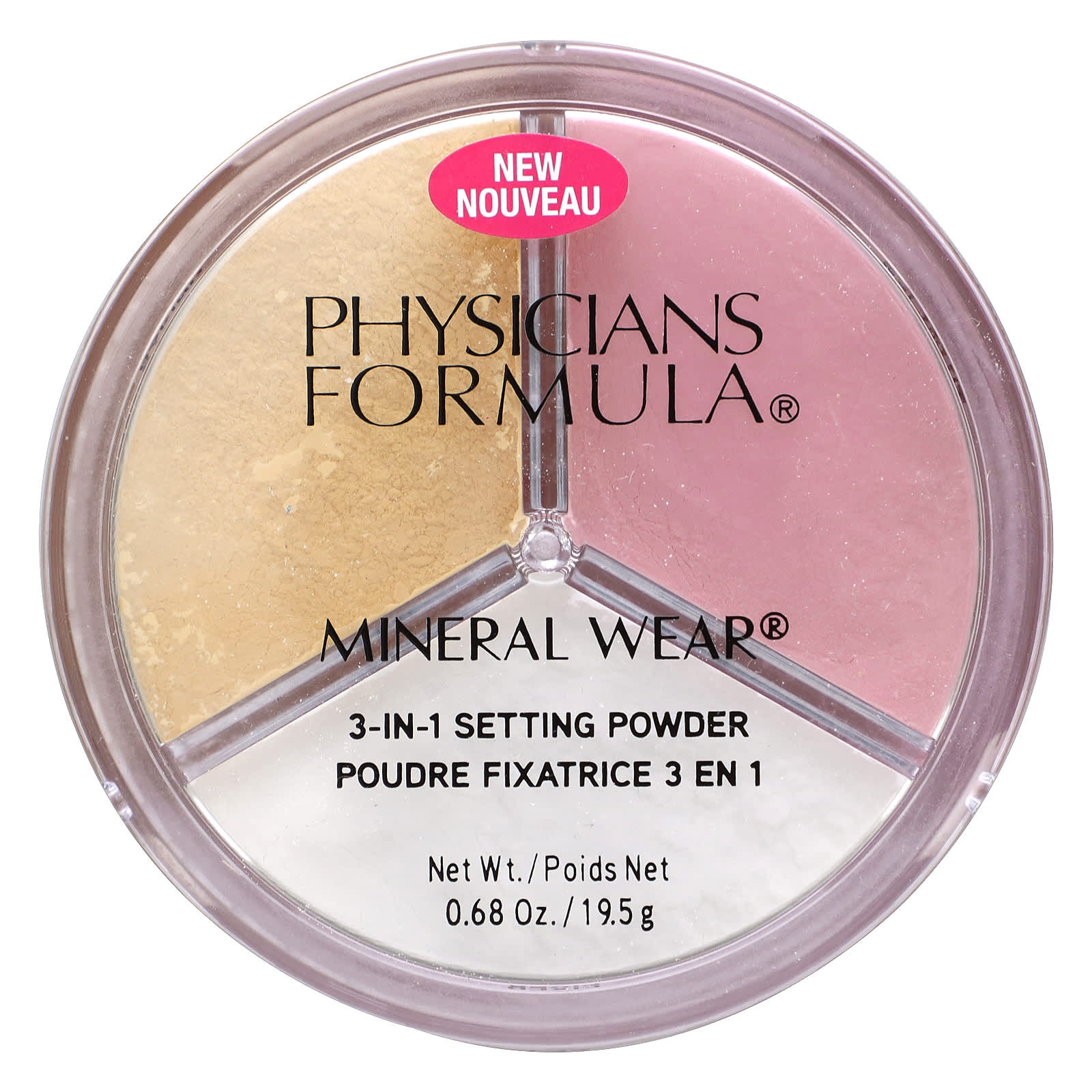 Physicians Formula Mineral Wear закрепляющая пудра 3-в-1 195 г 068 унции 2890₽