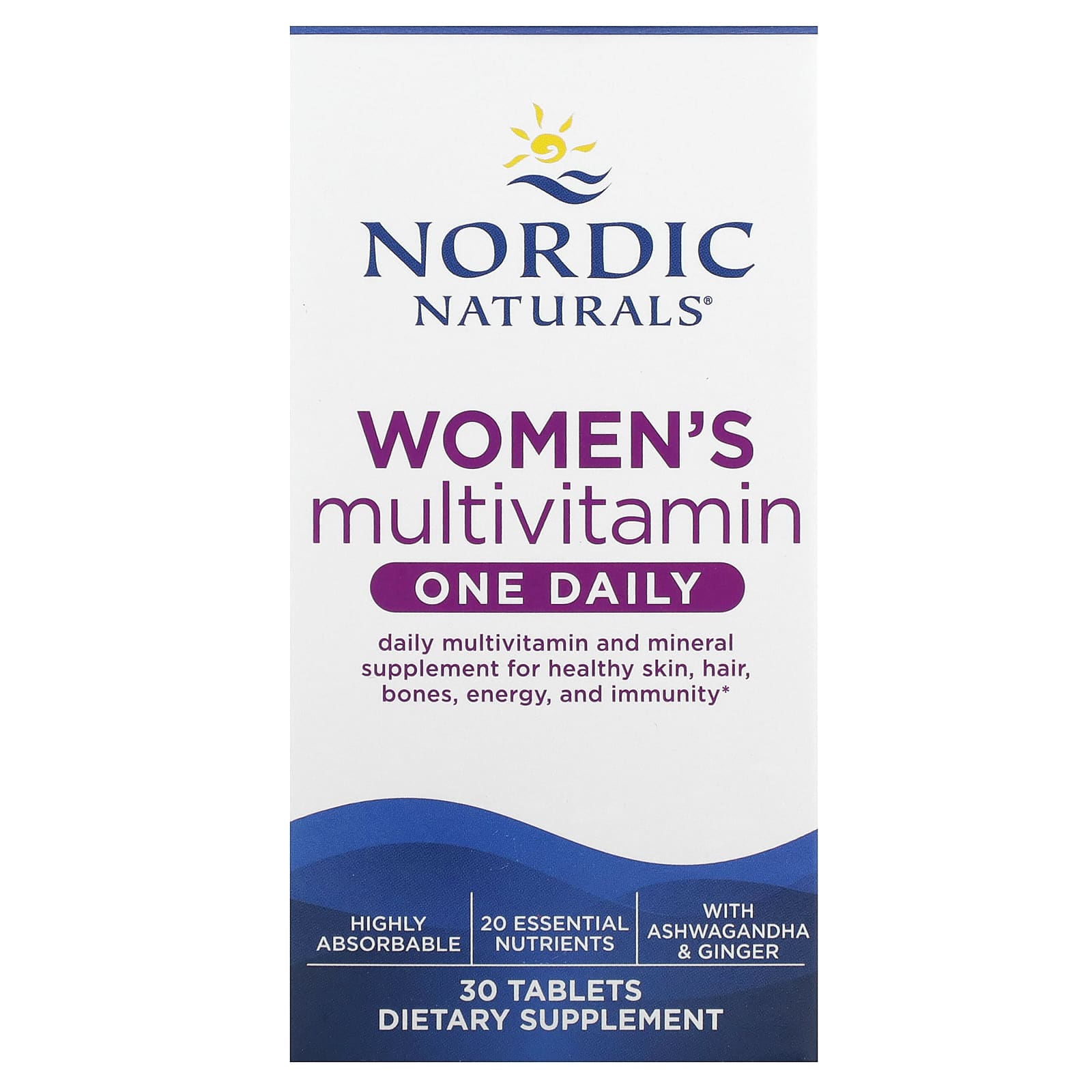 Nordic Naturals Мультивитамины для женщин 1 раз в день 30 таблеток 4390₽