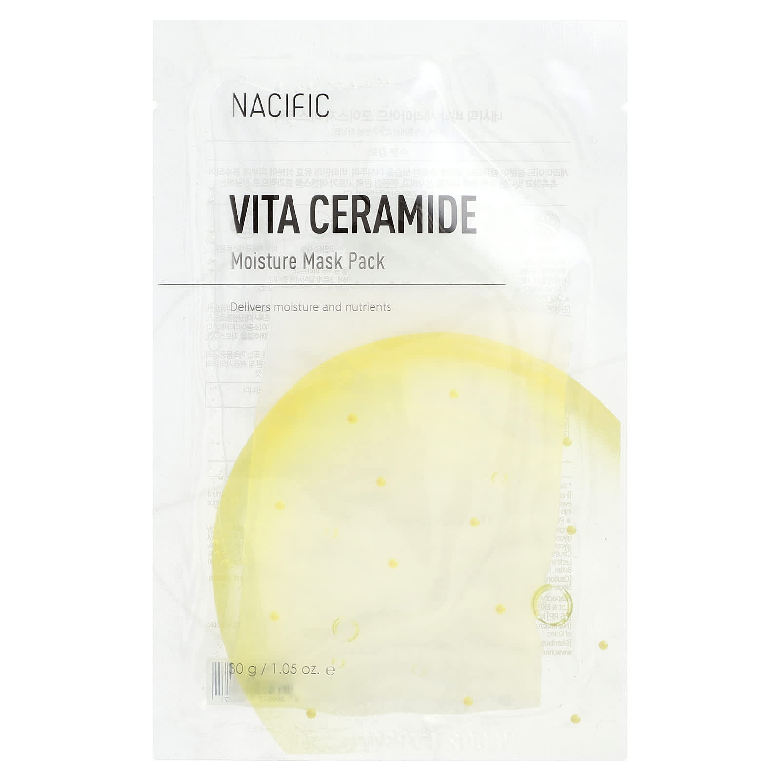 Nacific Vita Ceramide увлажняющая косметическая маска 1 листовая маска 30 г 105 унции 1390₽