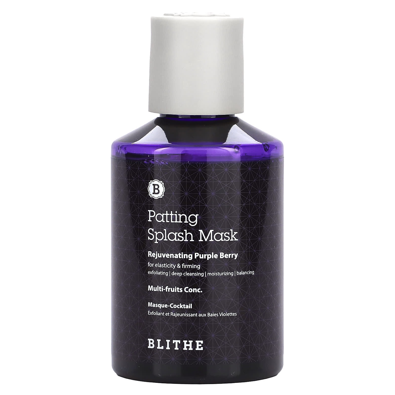 Blithe Patting Splash Beauty Mask омолаживающая фиолетовая ягода 150 мл 507 жидк Унции 2890₽