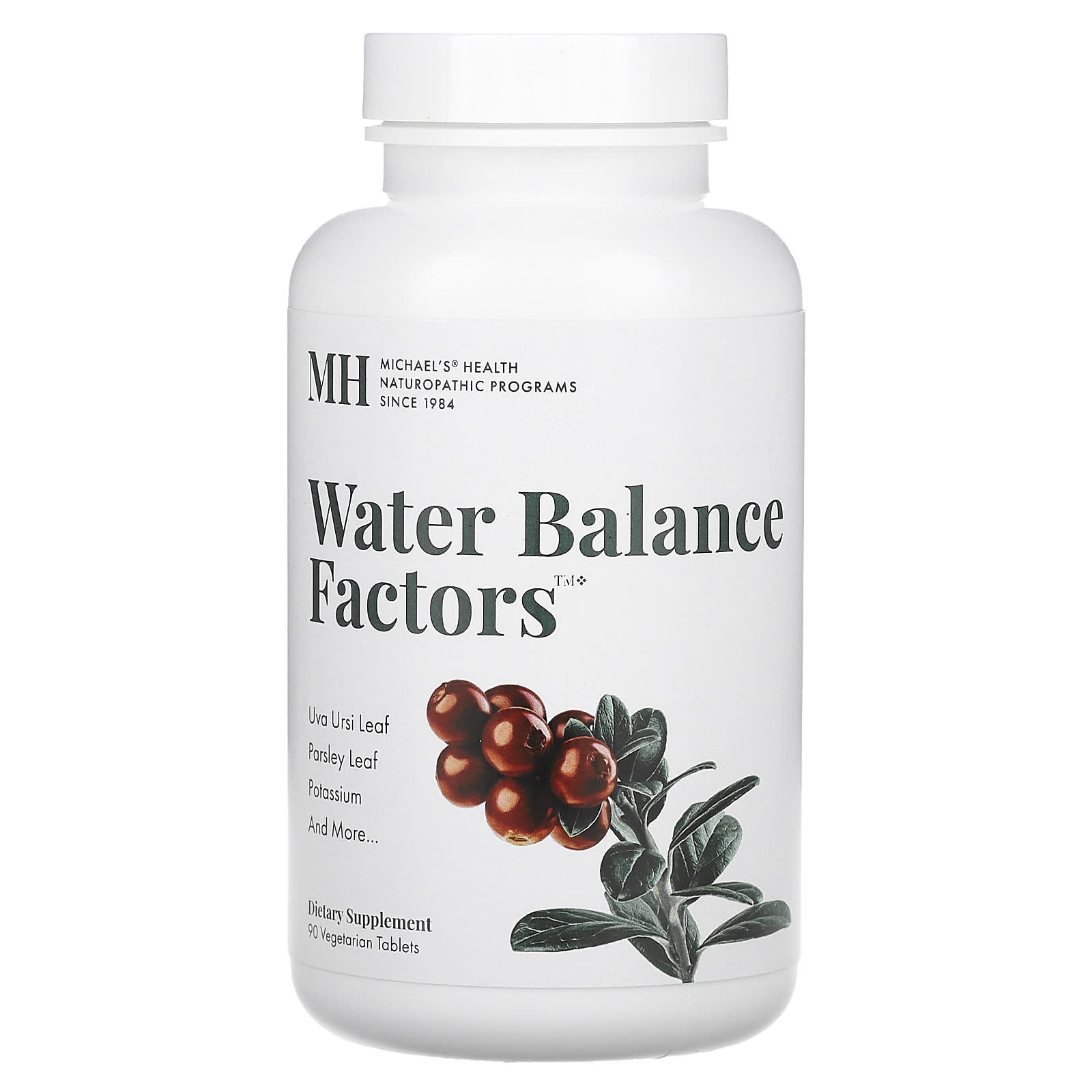 Michaels Naturopathic Water Balance Factors 90 вегетарианских таблеток 4490₽