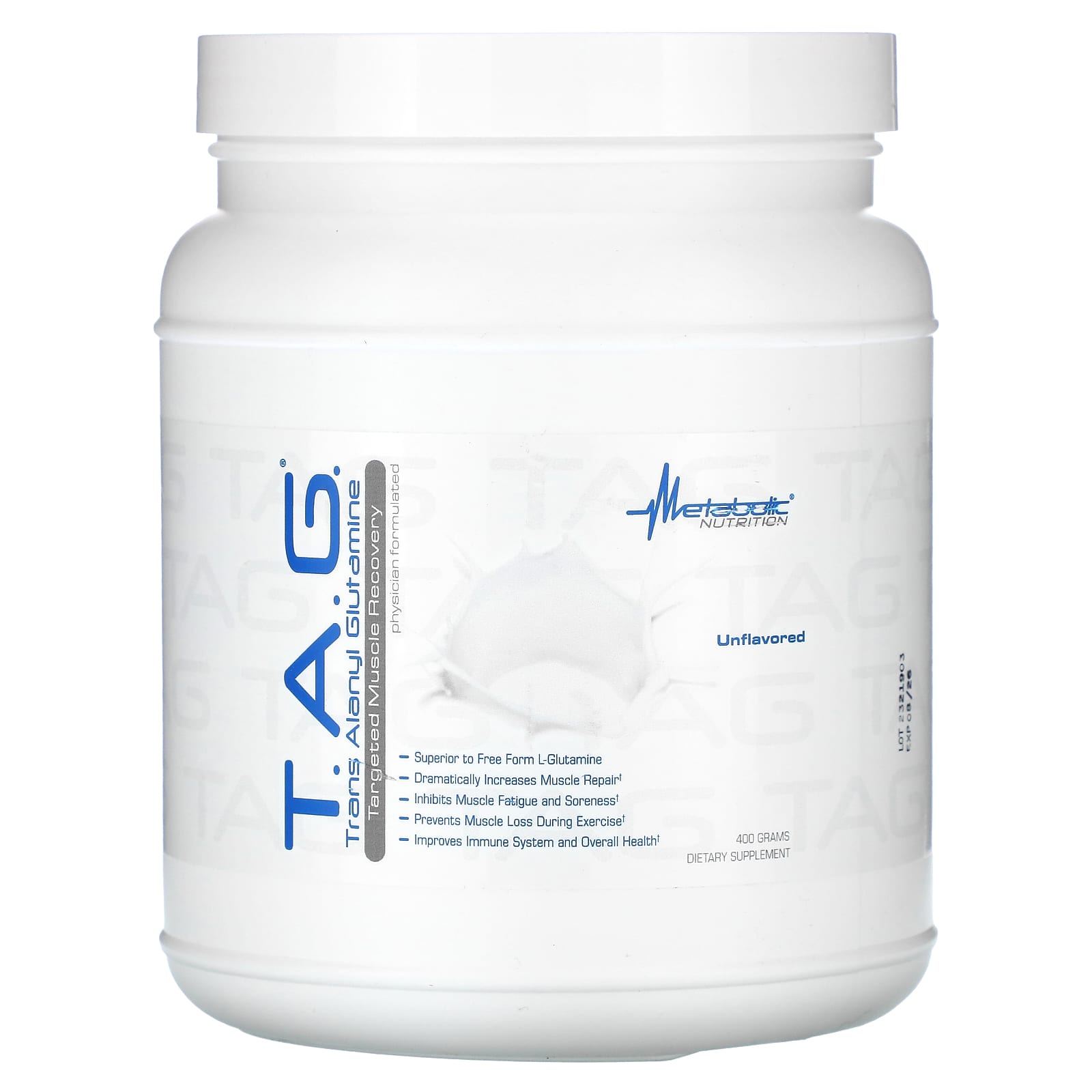 Metabolic Nutrition TAG без добавок 400 г 141 унции 6690₽