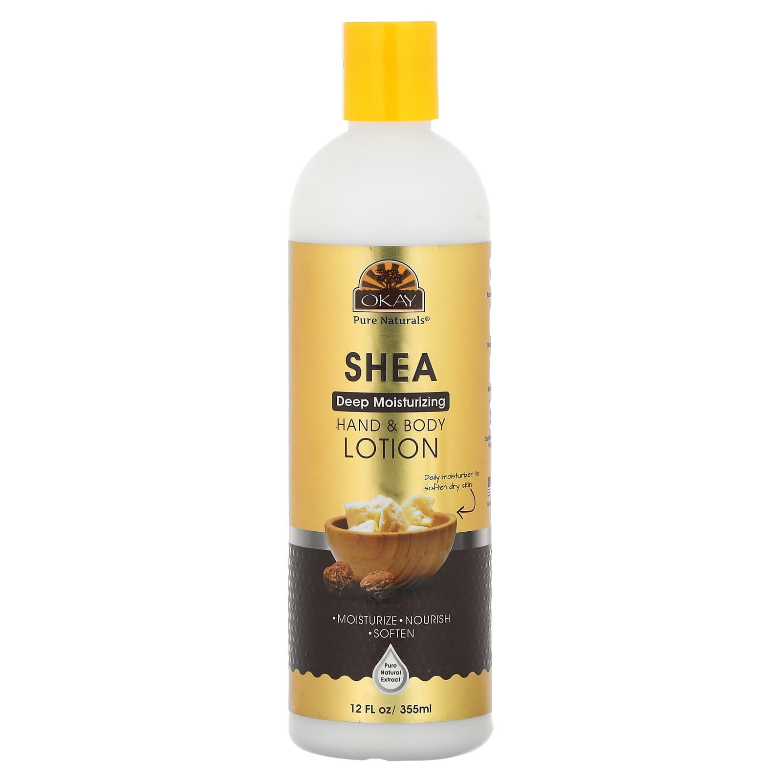 Okay Pure Naturals Лосьон для рук и тела масло ши 355 мл 12 жидк Унций 2090₽