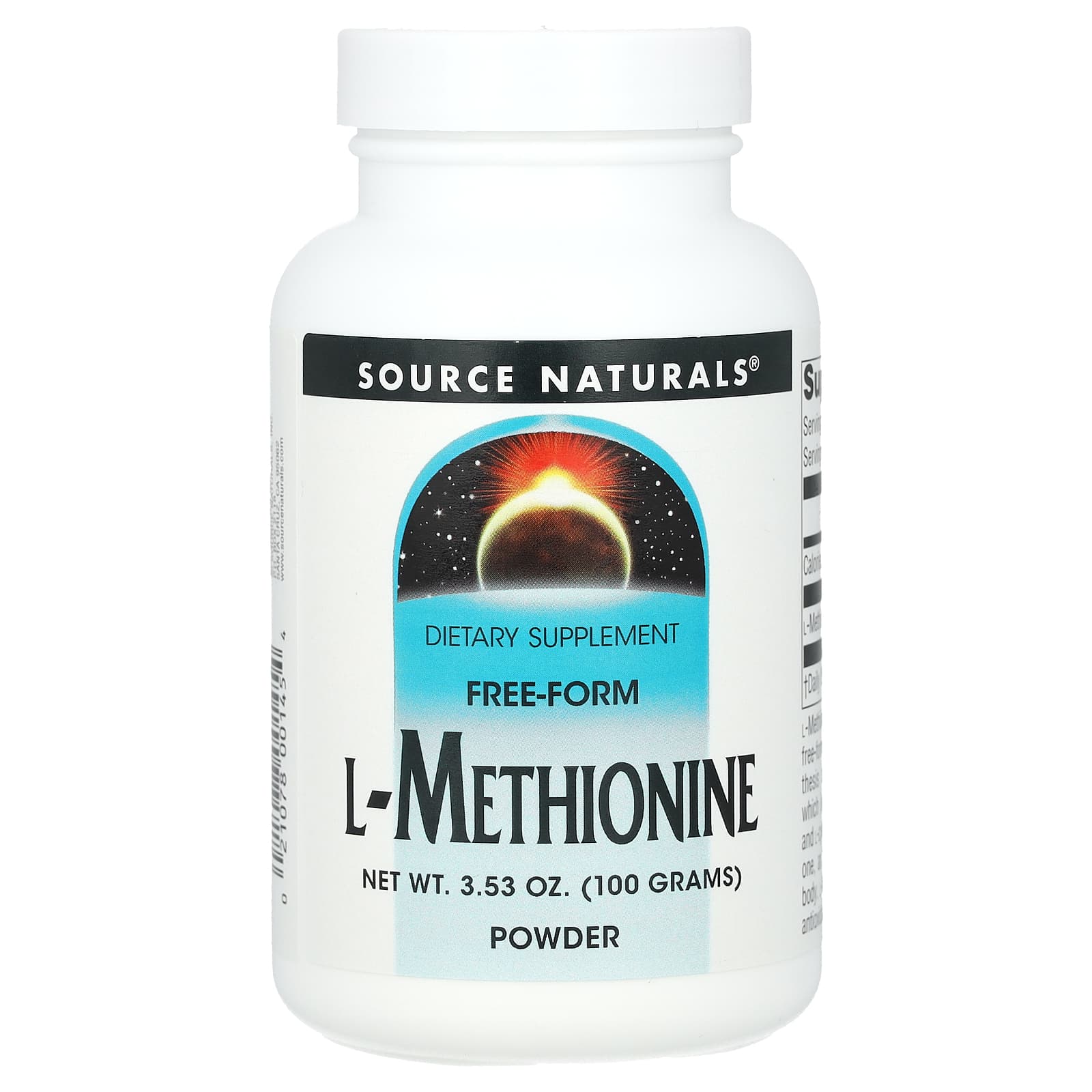 Source Naturals L-Метионин 353 унции 100 г 2990₽