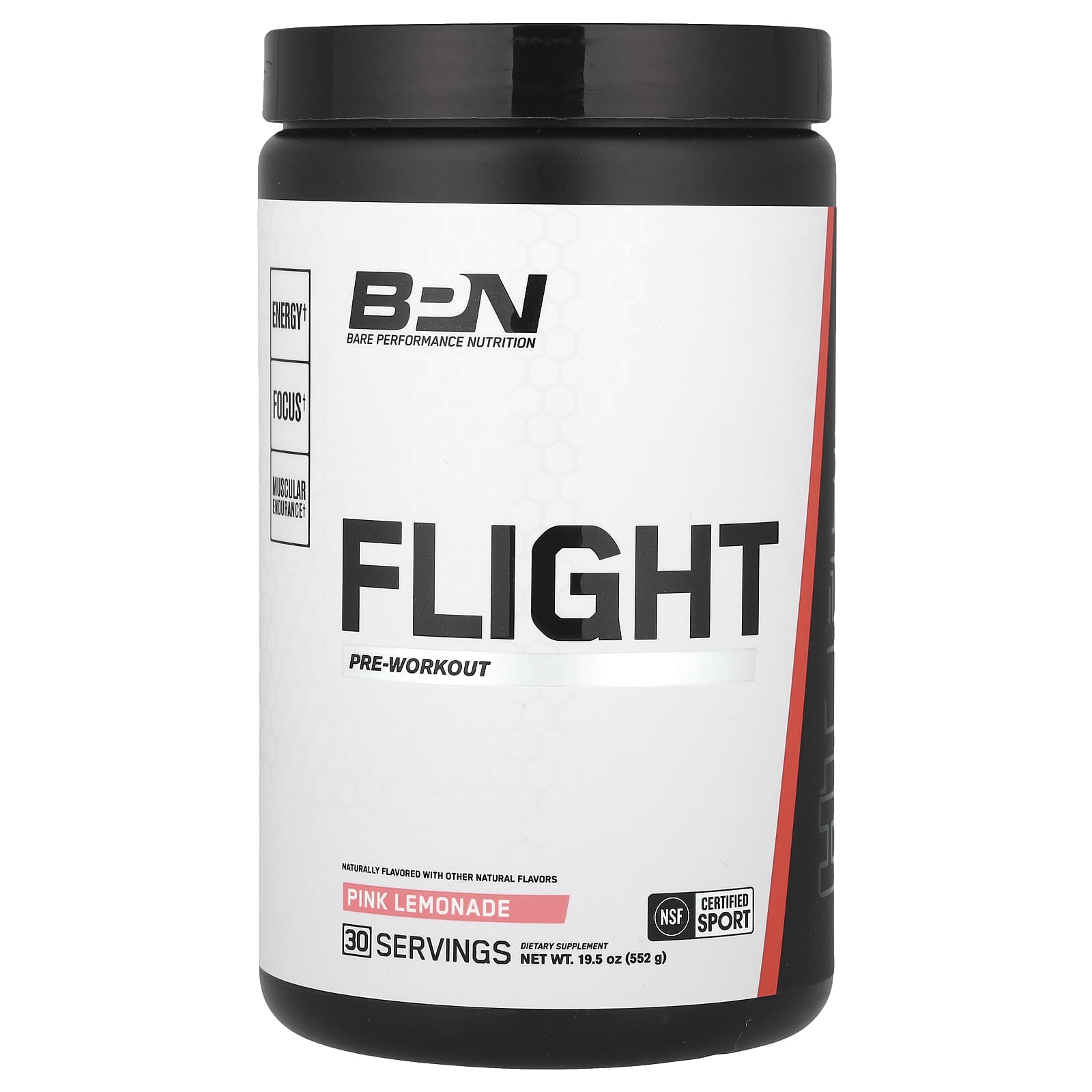 BPN, Flight Pre-Workout, розовый лимонад, 390 г (13,8 унции)