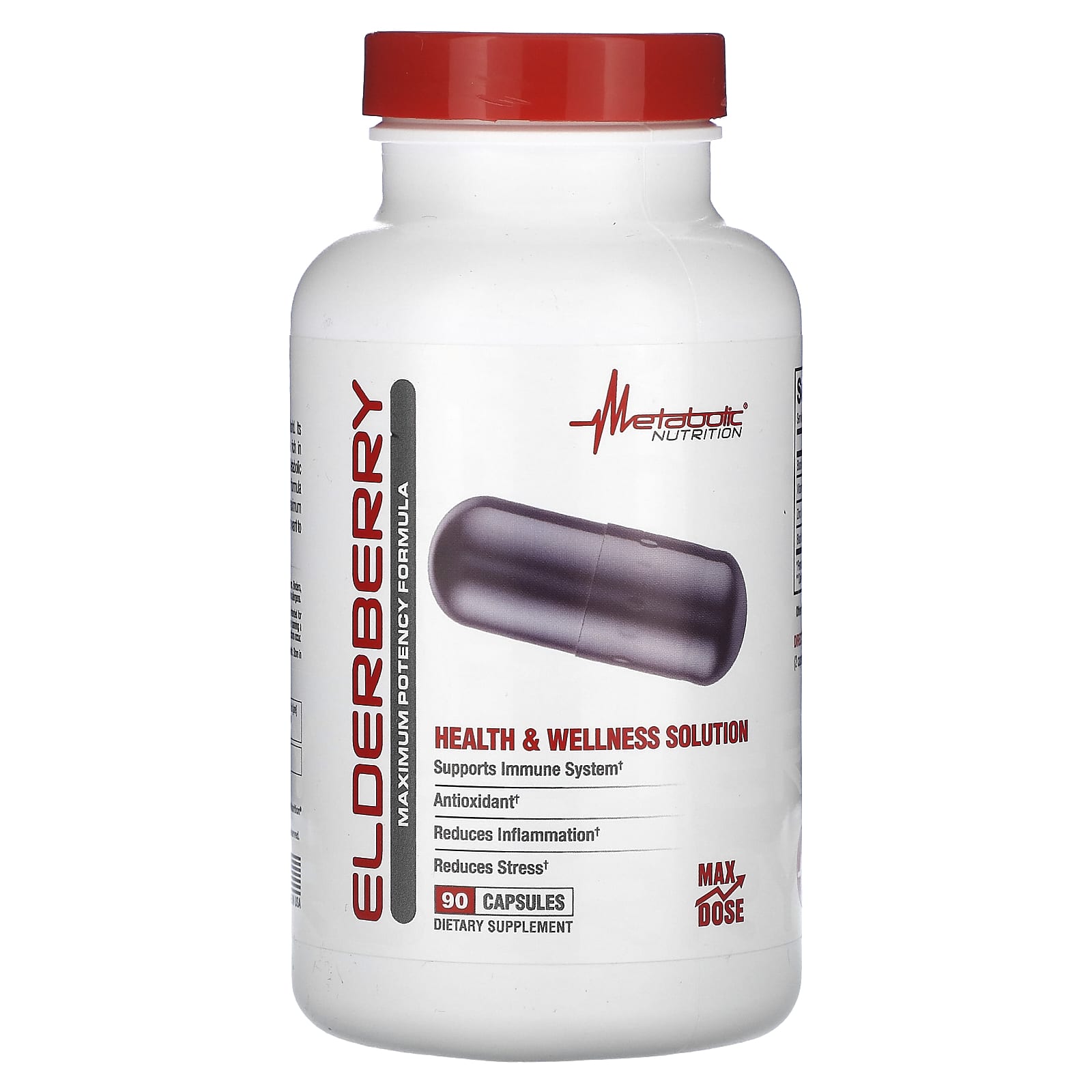 Metabolic Nutrition Elderberry формула максимальной эффективности 90 капсул 2890₽