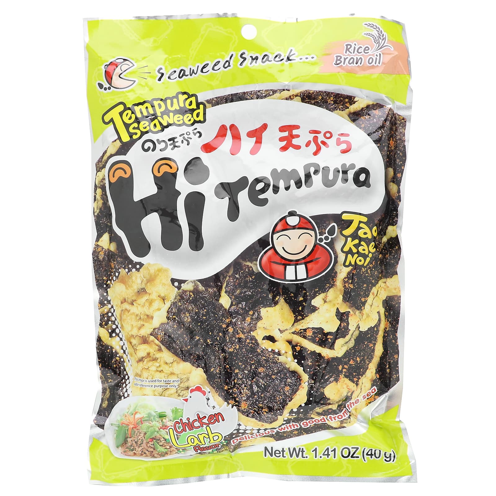 Tao Kae Noi HiTempura Seaweed Snack куриный ларб 40 г 141 унции 1390₽