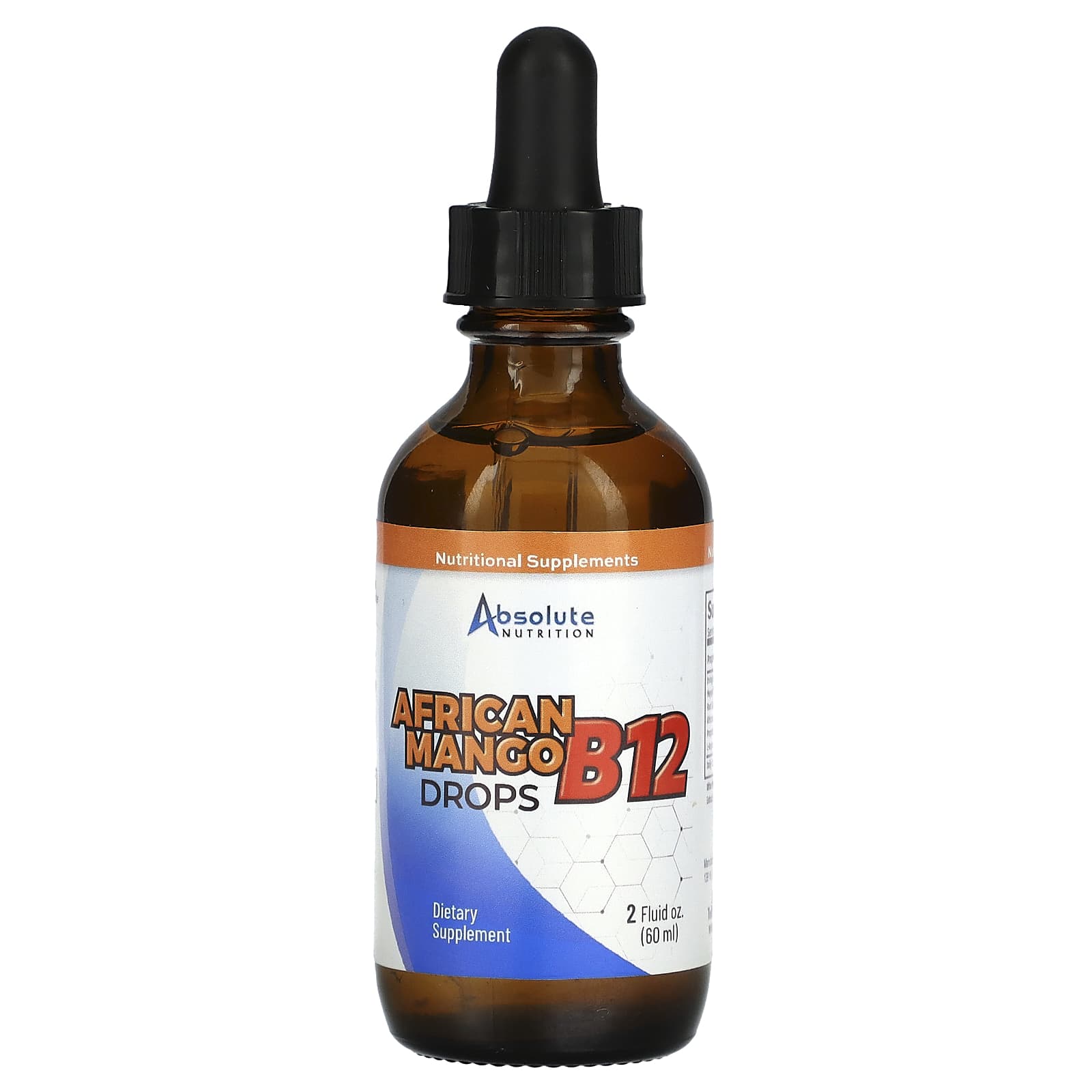Absolute Nutrition Африканское манго капли B12 60 мл 2 жидк Унции 2890₽