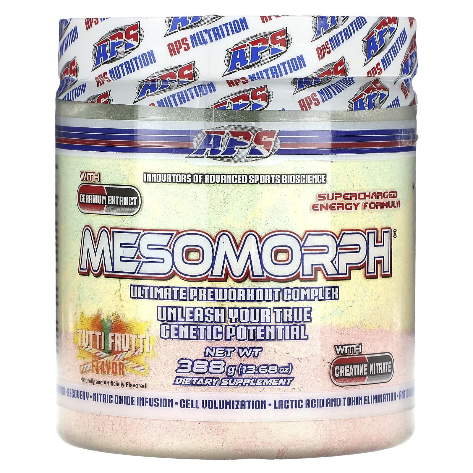APS Mesomorph фрукты тутти 388 г 1368 унции 7590₽