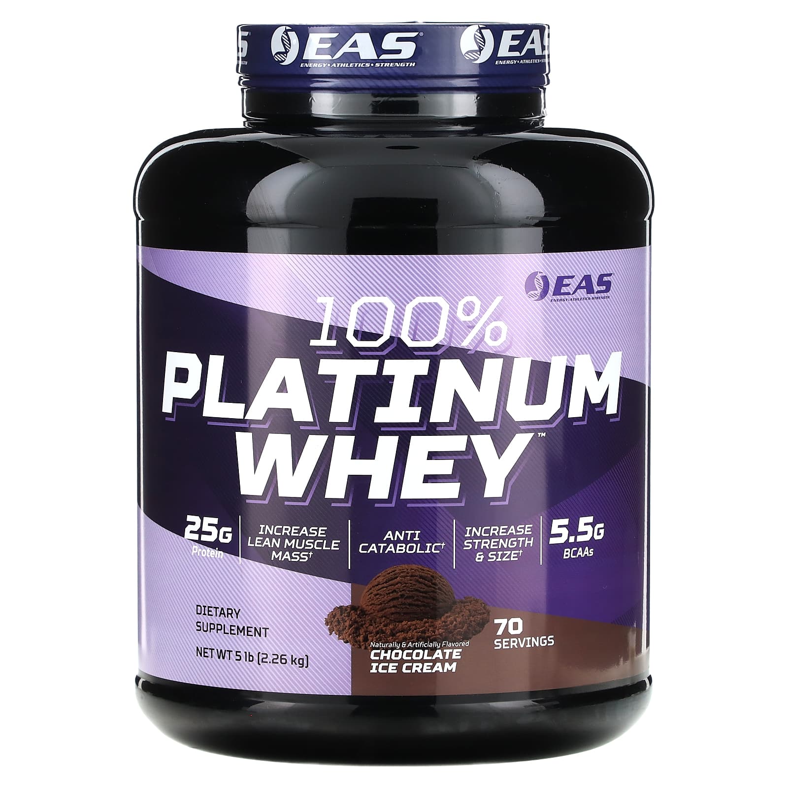 EAS 100 Platinum Whey шоколадное мороженое 226 кг 5 фунтов 17090₽