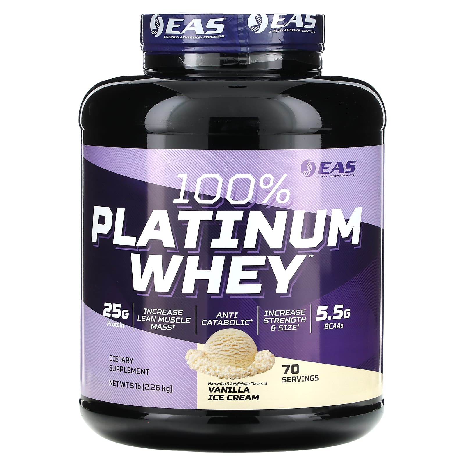 EAS 100 Platinum Whey ванильное мороженое 226 кг 5 фунтов 13290₽