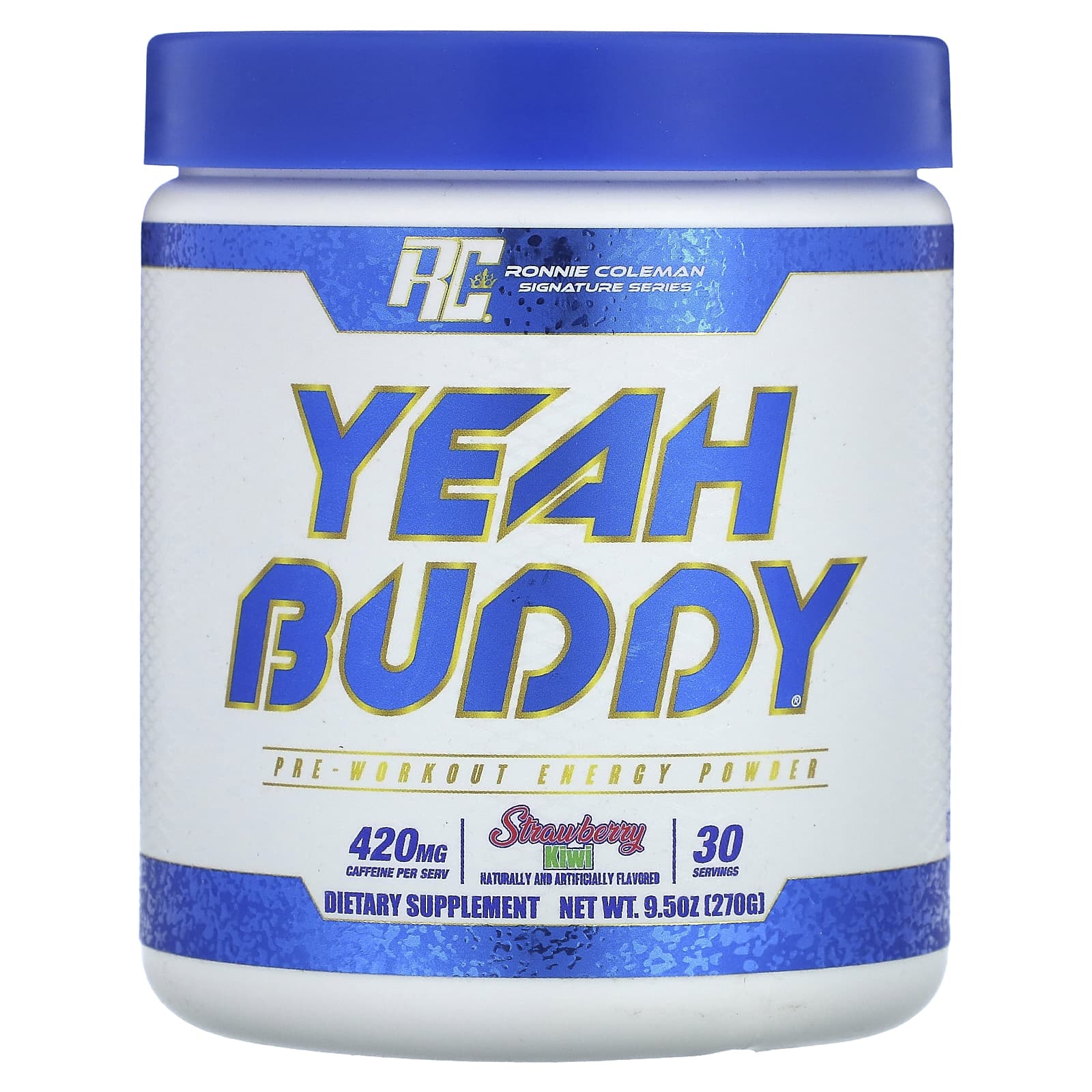 Ronnie Coleman Signature Series Yeah Buddy энергетический порошок перед тренировкой клубника и киви 270 г 95 унции 5690₽