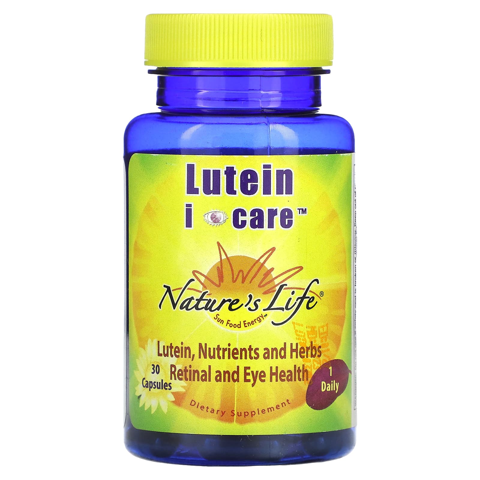 Natures Life Lutein I Care 30 капсул 2490₽