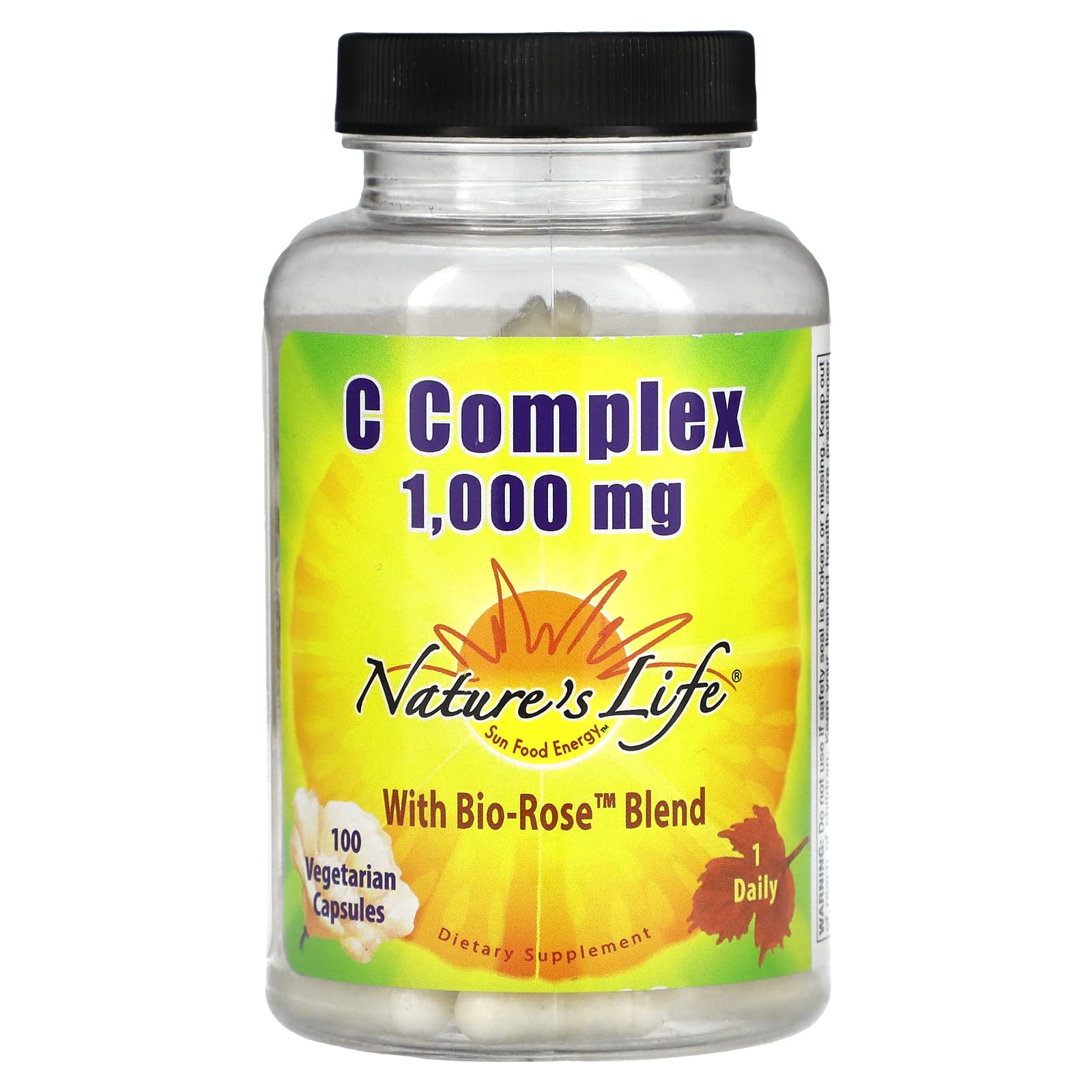 Natures Life C Complex 1000 мг 100 вегетарианских капсул 3190₽