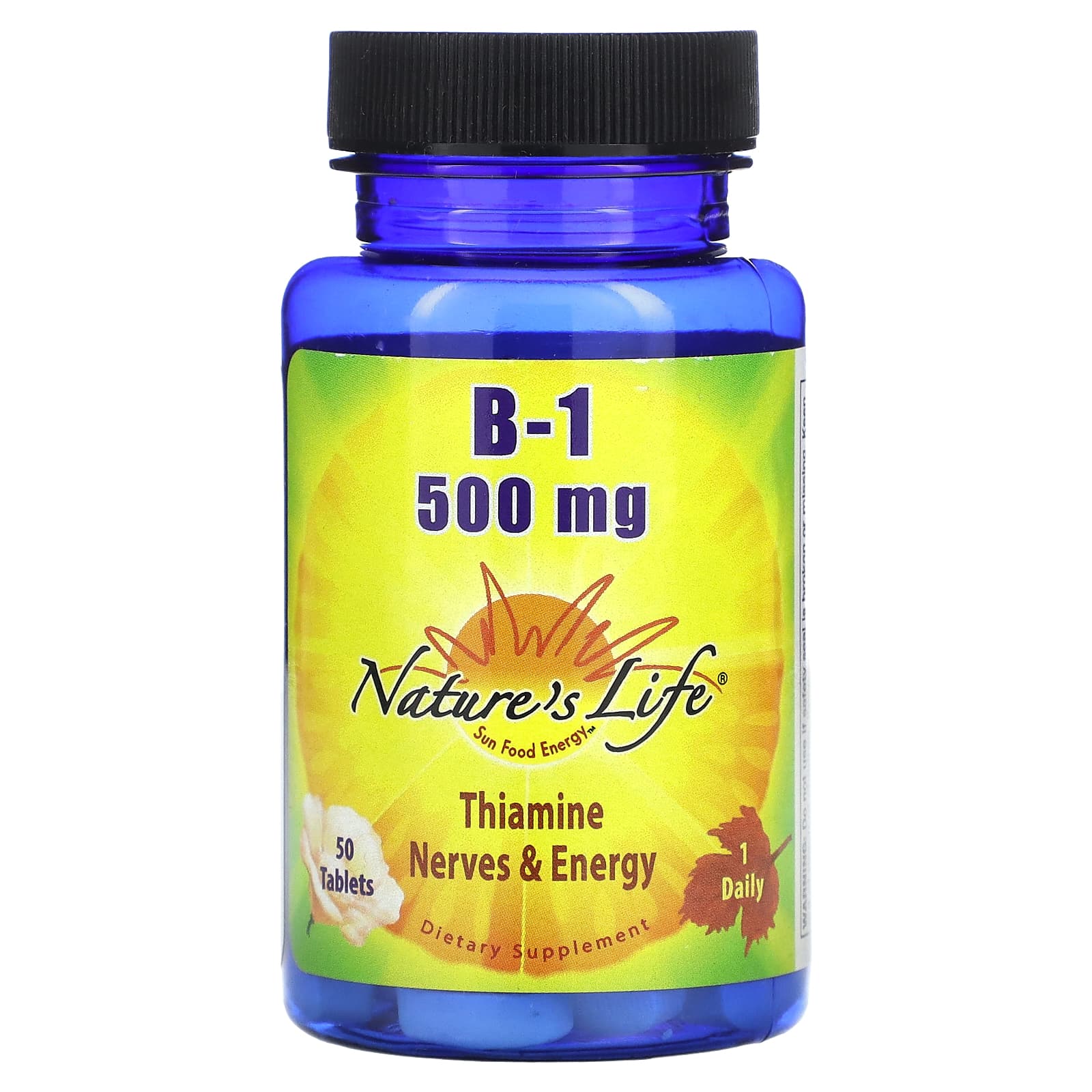 Natures Life Витамин B-1 500 мг 50 таблеток 2090₽
