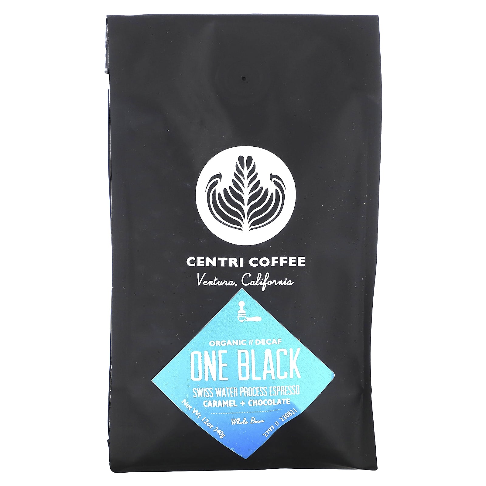 Cafe Altura Centri Coffee Organic One Black карамель и шоколад цельные зерна без кофеина 340 г 12 унций 2190₽