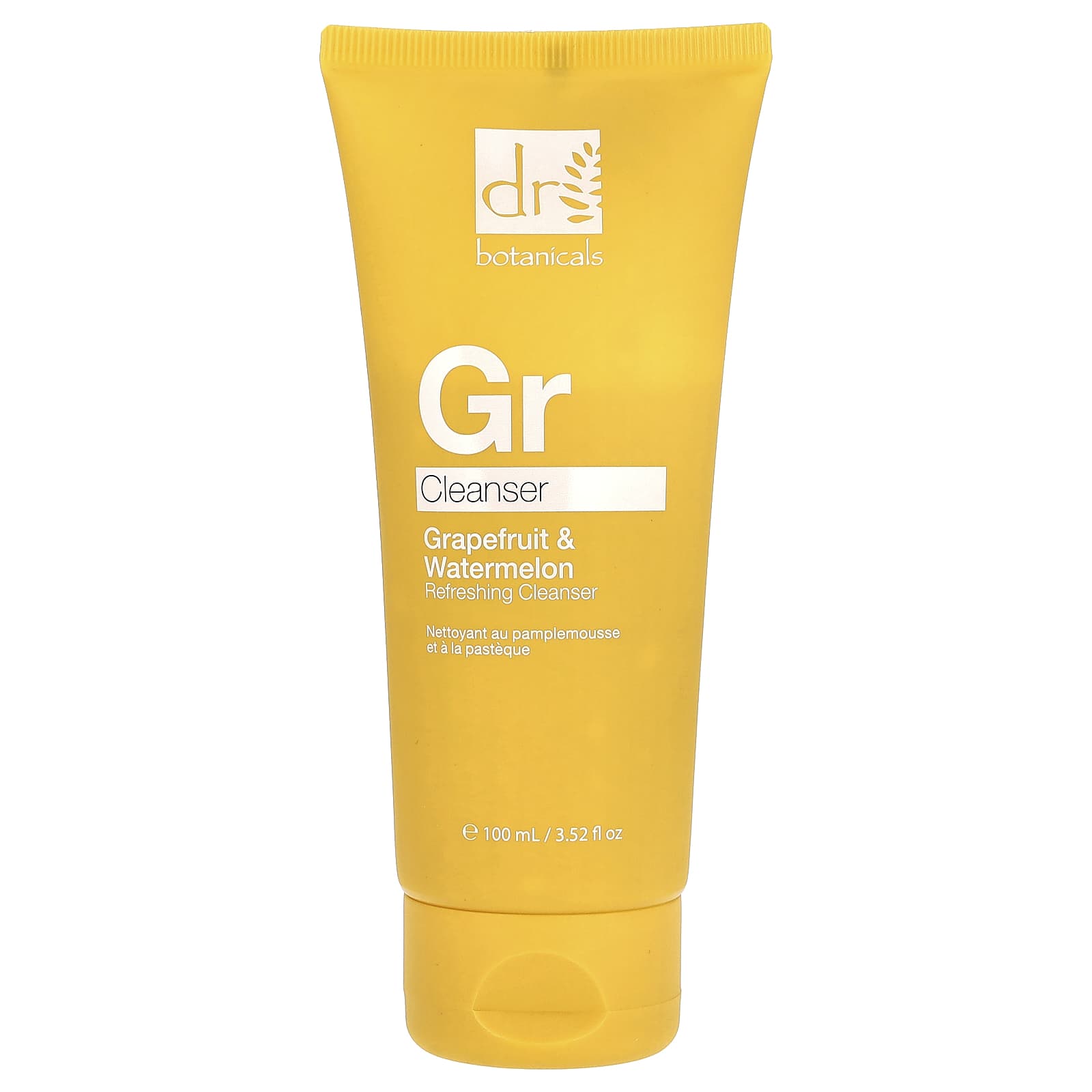 Dr. Botanicals, Освежающее очищающее средство, грейпфрут и арбуз, 100 мл (3,38 жидк. Унции)