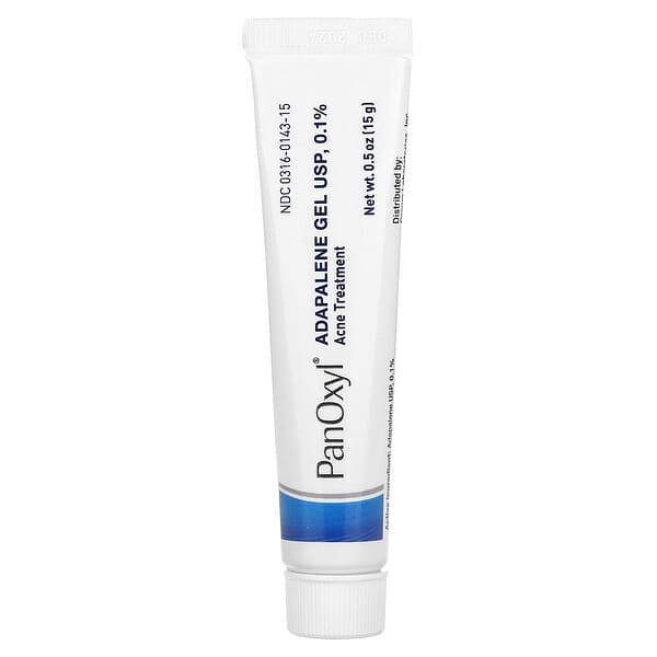 PanOxyl, Гель адапален USP, 0,1%, средство от акне, 15 г (0,5 унции)