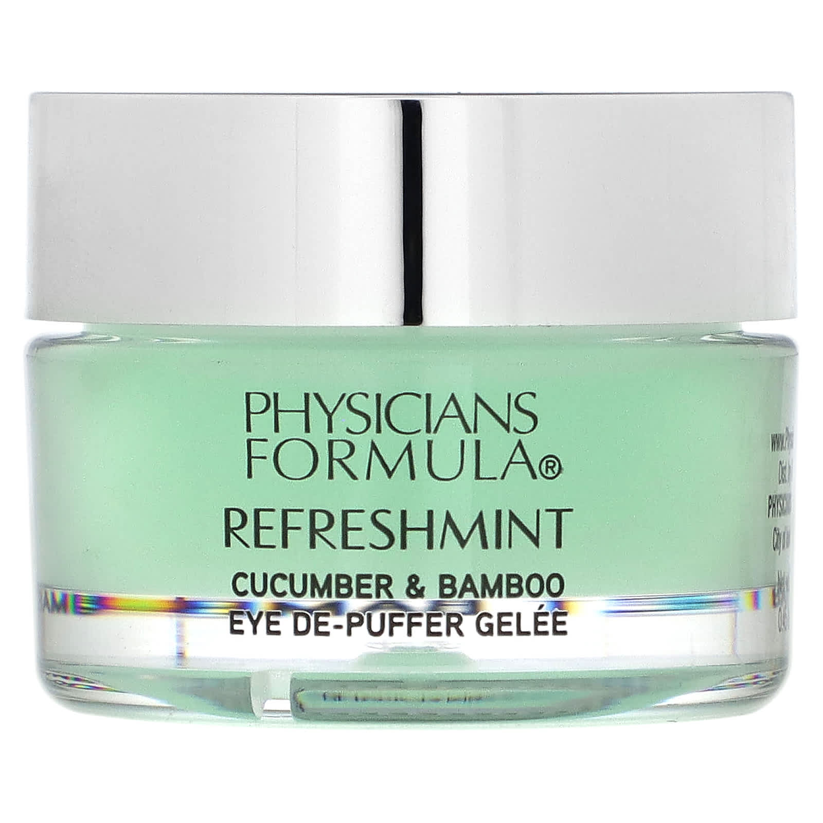 Physicians Formula Refreshmint гель для снятия отеков вокруг глаз с огурцом и бамбуком освежающий 128 г 045 унции 3190₽