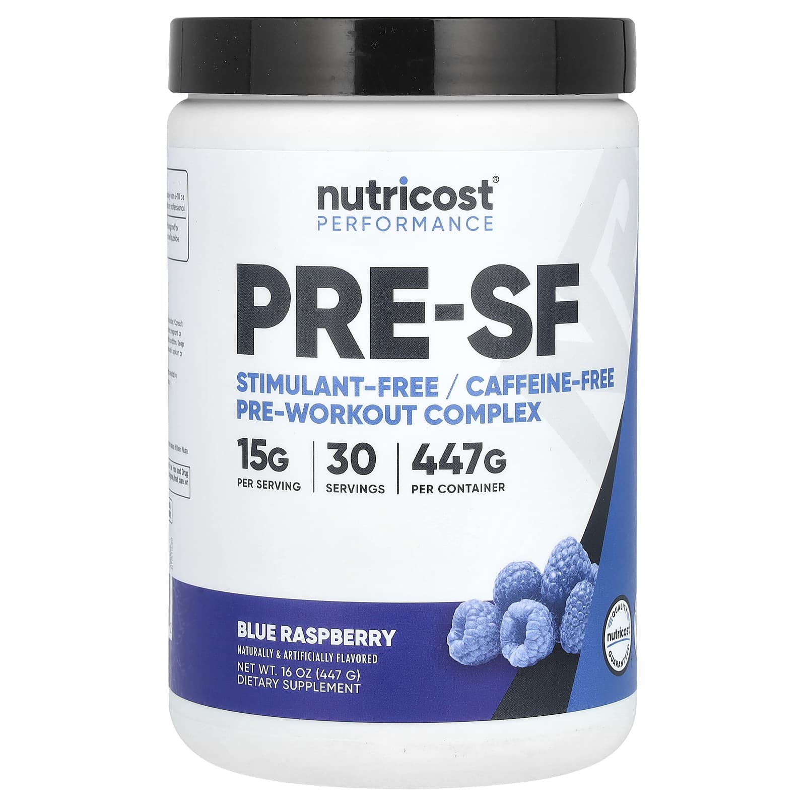 Nutricost Performance Pre-SF голубая малина 534 г 12 фунта 5690₽