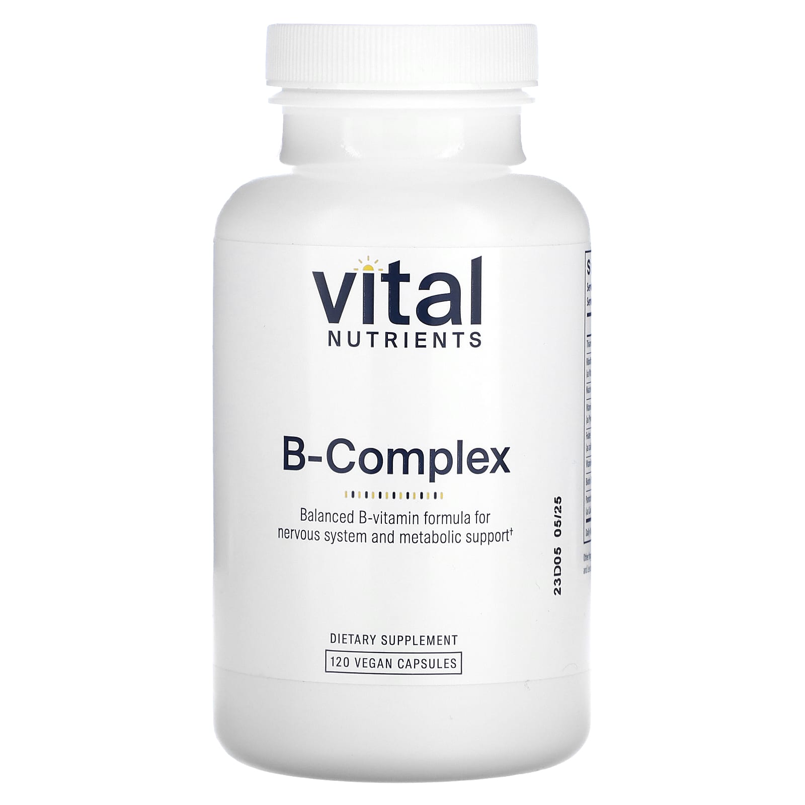 Vital Nutrients B-Complex 120 веганских капсул 8390₽