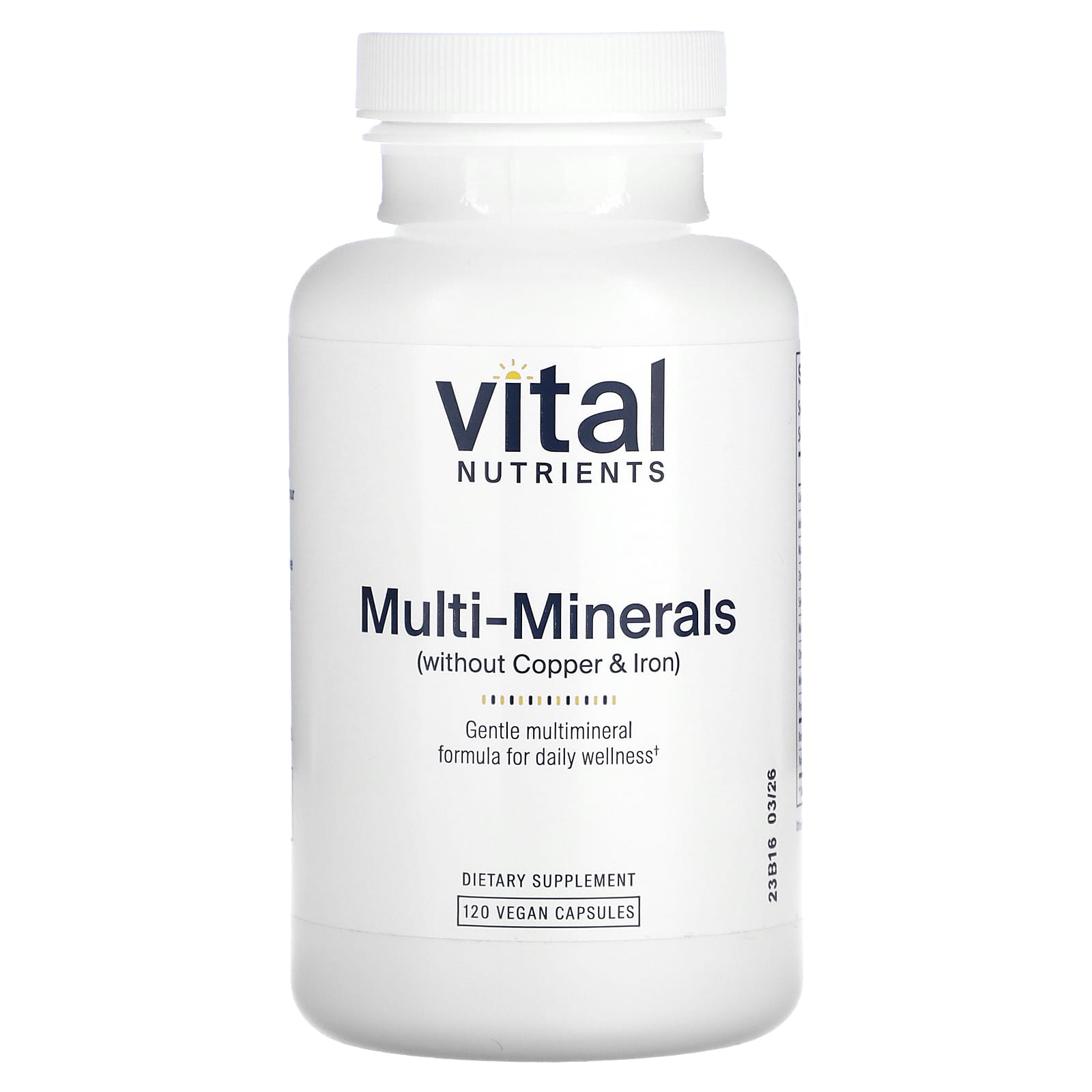 Vital Nutrients Мультиминералы без меди и железа 120 веганских капсул 4690₽