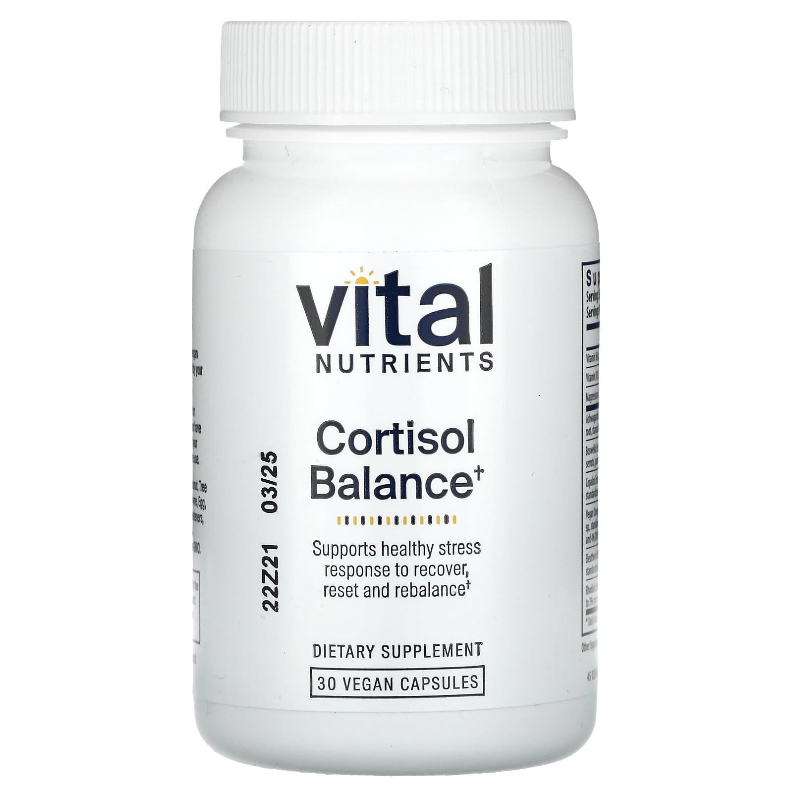 Vital Nutrients Cortisol Balance 30 веганских капсул 4690₽